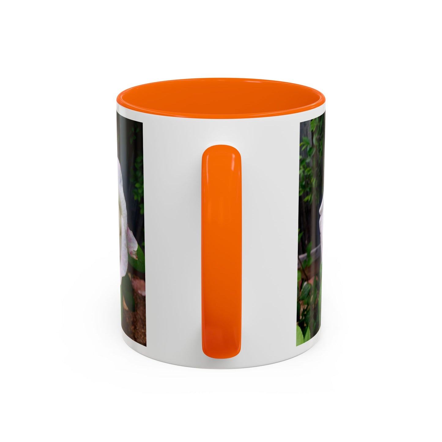 11oz/15oz Garden Themed White Sugar Moon Hybrid Tea Roses Coffee Mug