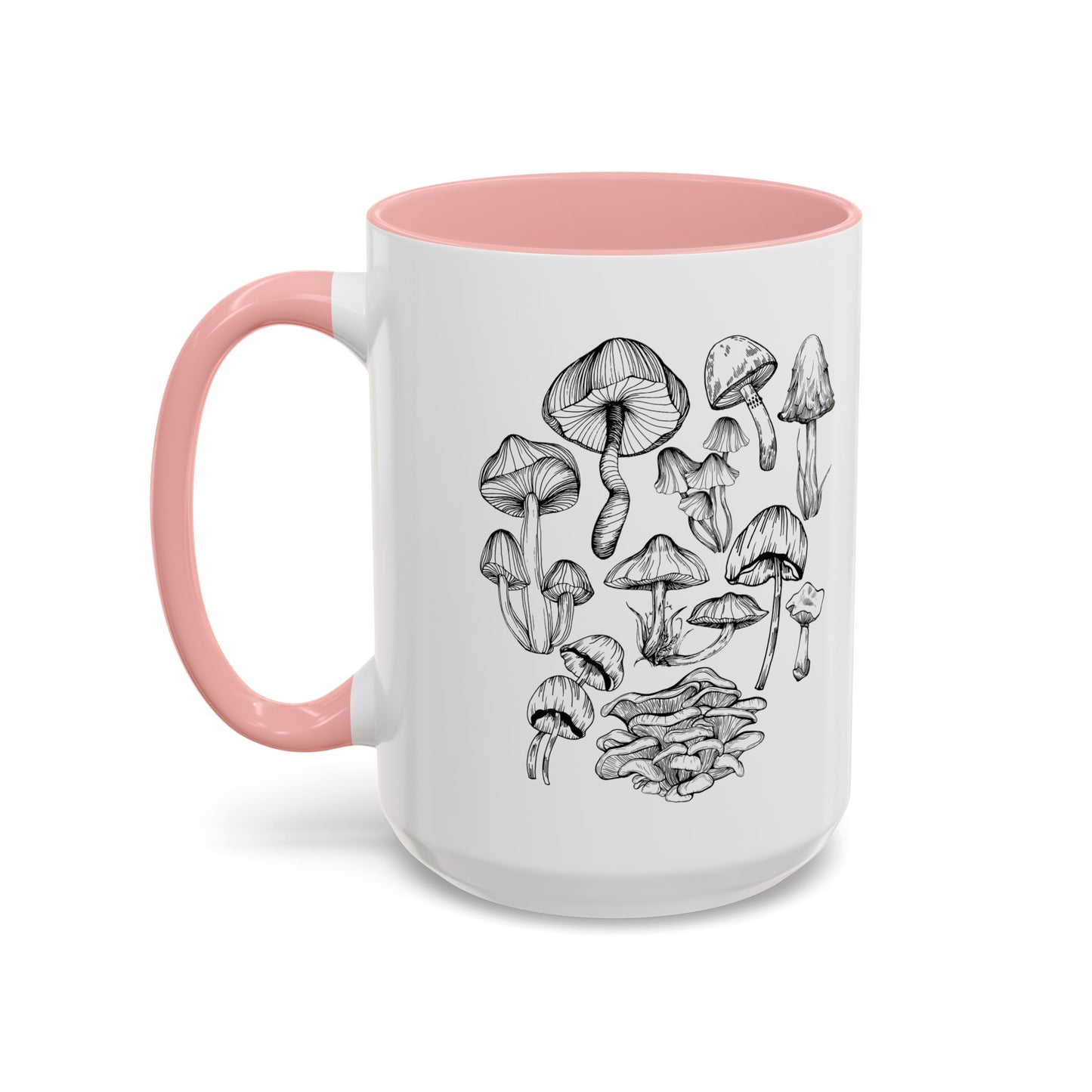 11oz/15oz Mushroom Lover Fungi Print Toadstool Coffee Mug