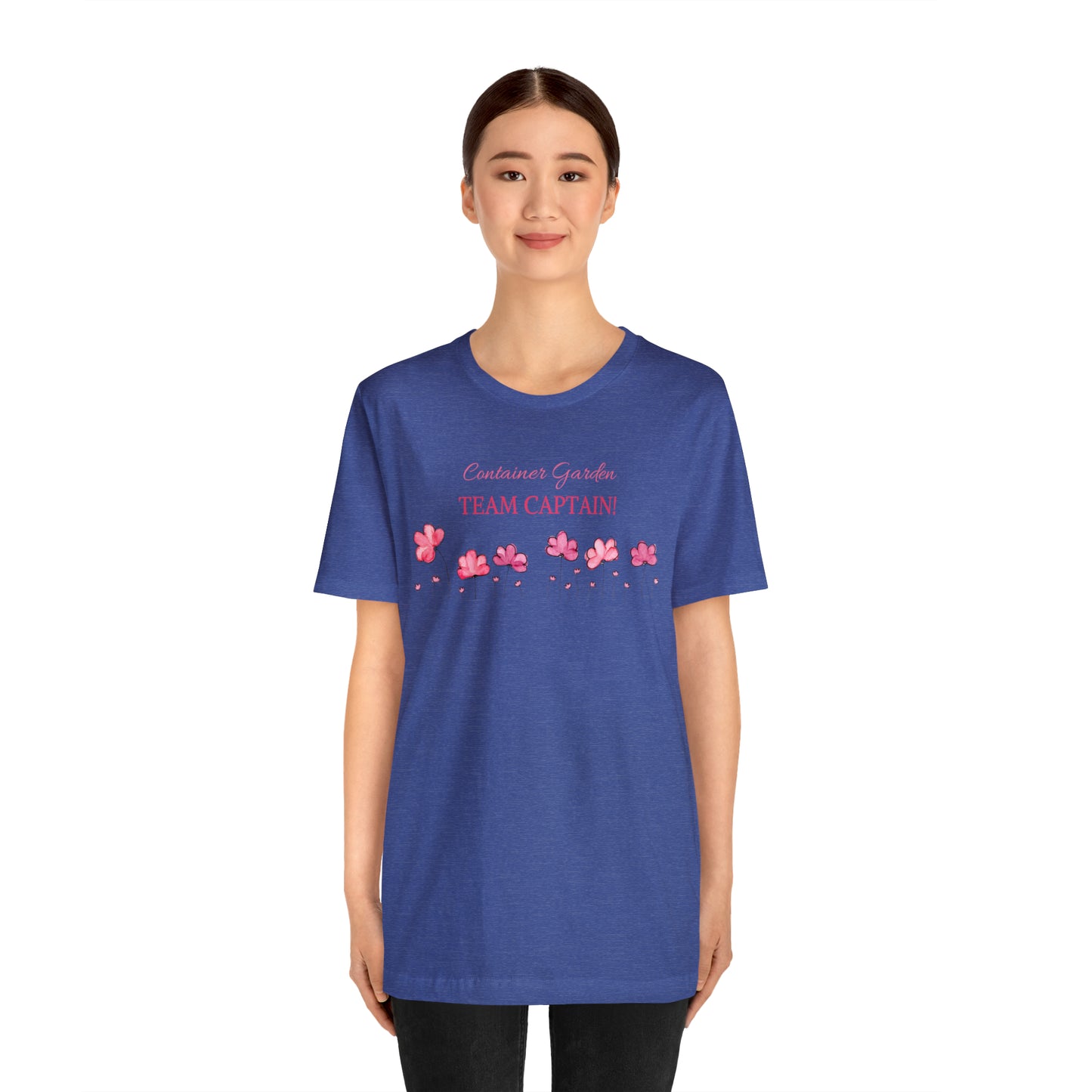 Unisex Gardening Shirt, Container Garden Team Captain T-Shirt