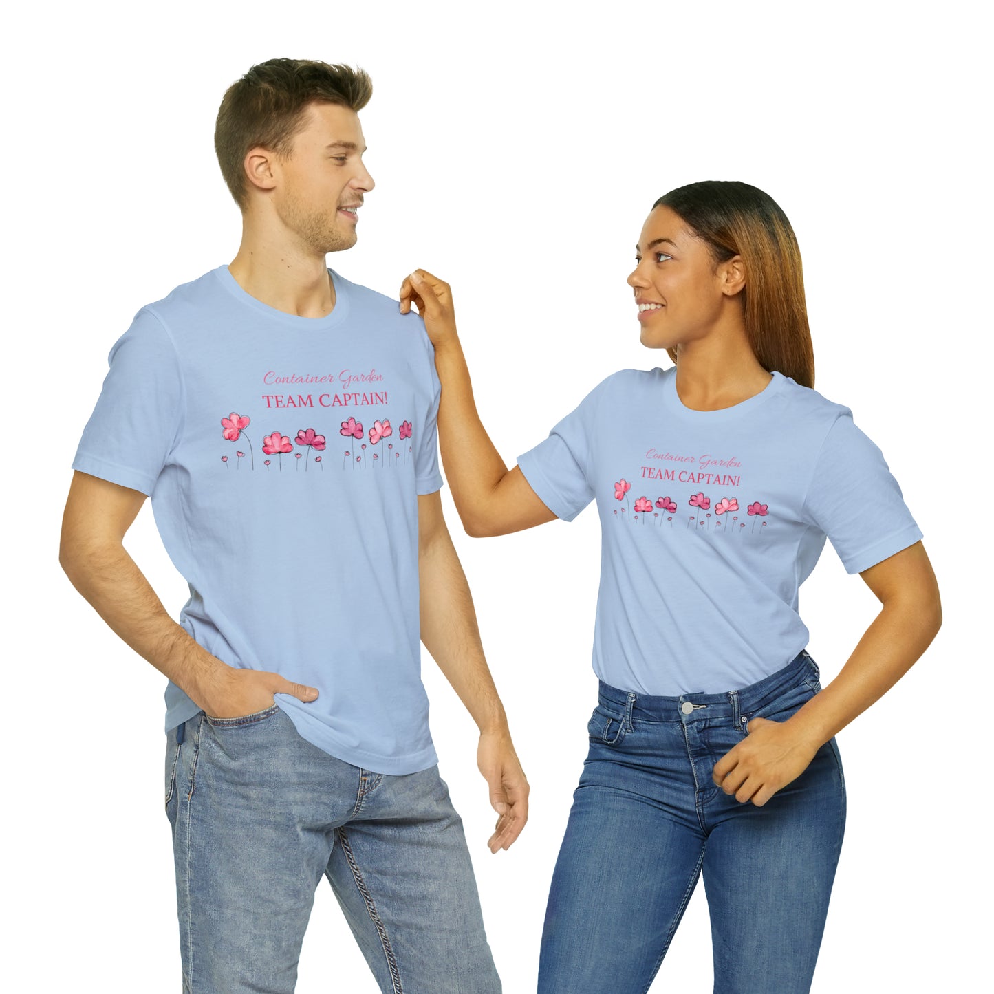 Unisex Gardening Shirt, Container Garden Team Captain T-Shirt