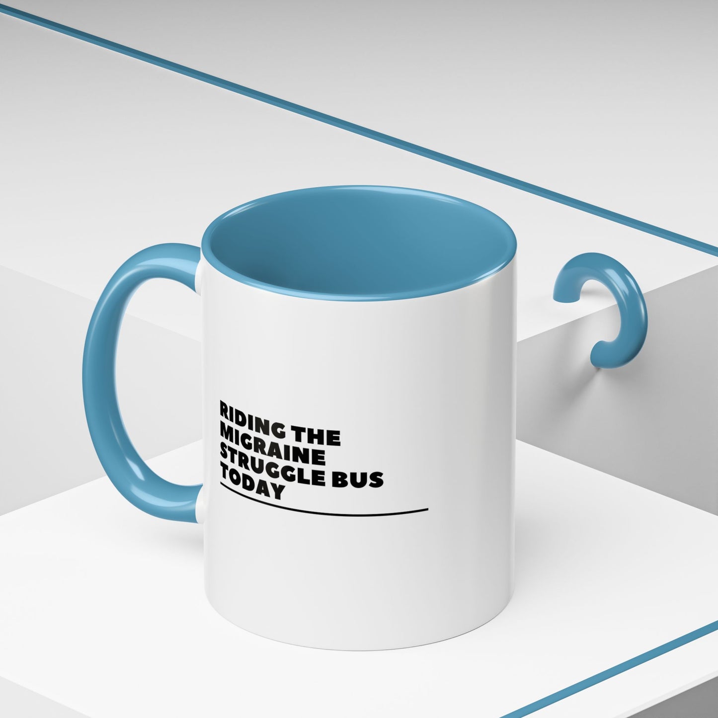 11oz/15oz Migraine Day Invisible Illness Warrior Riding The Migraine Struggle Bus Coffee Mug