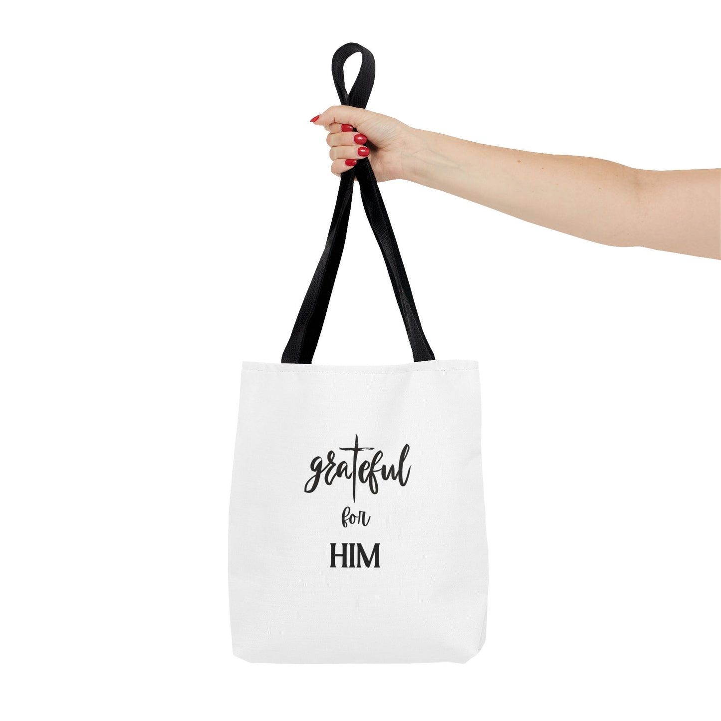 Unisex GraTeful For Him Faith Bible Study Reusable Lunch Bag Everyday Carry Tote Bag
