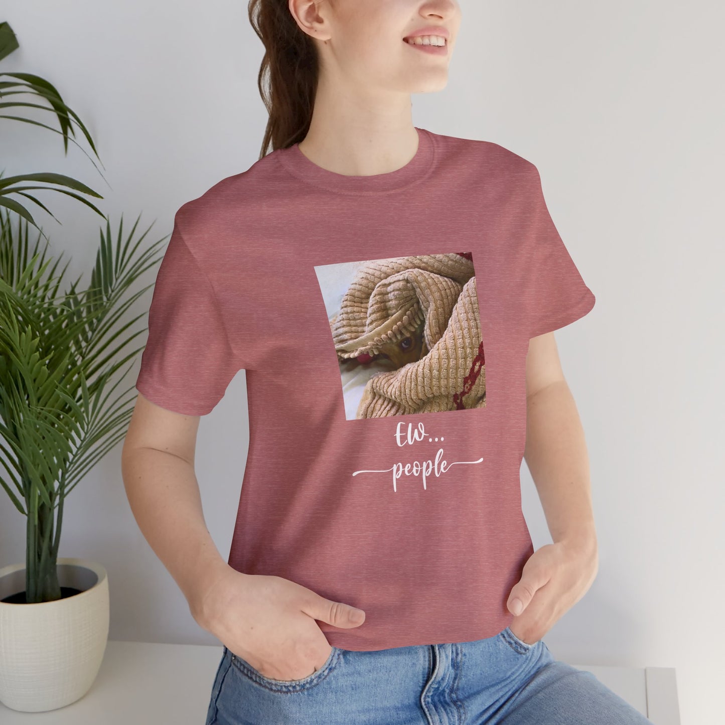 Unisex EW People Introvert Hiding Chihuahua T-Shirt