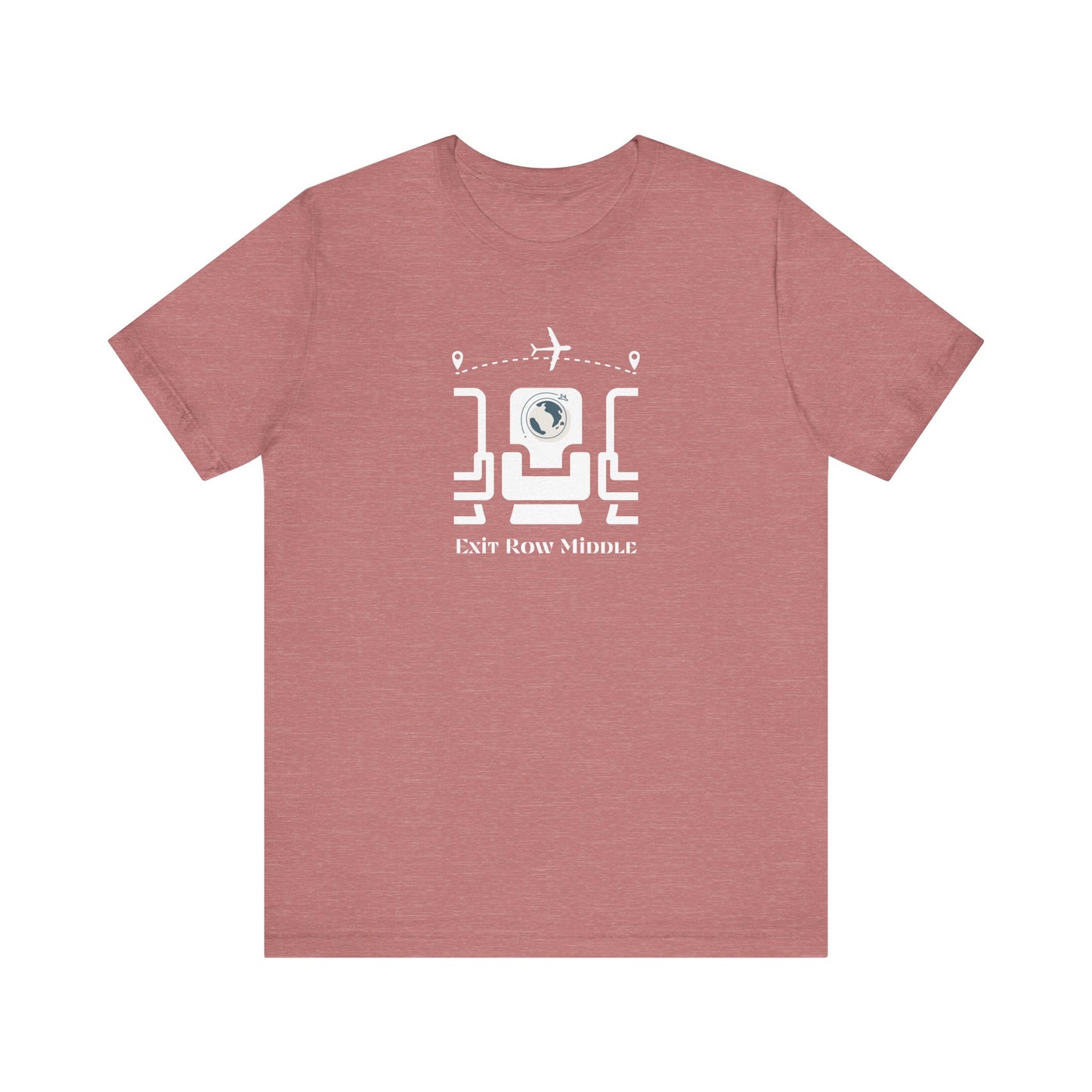 Unisex Jersey Short Sleeve Exit Row Middle Travel T-Shirt