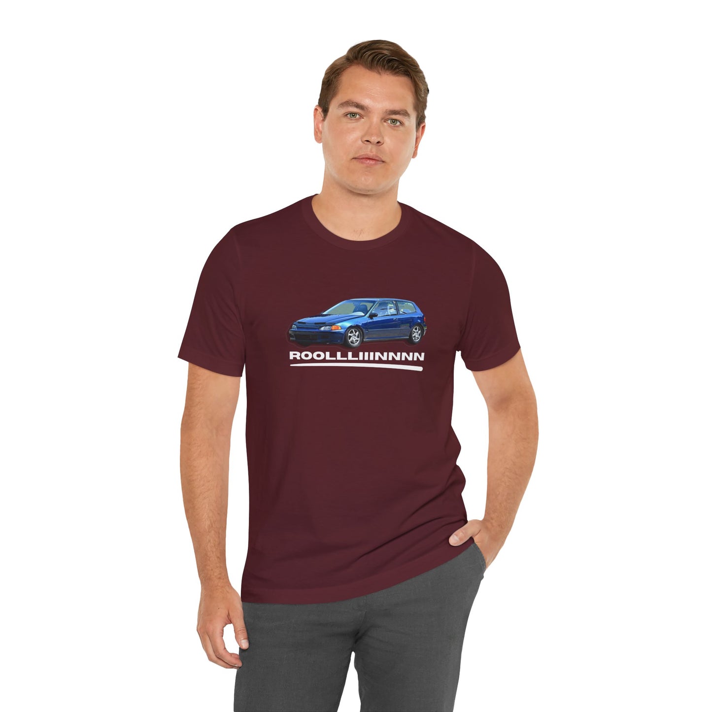 Unisex Jersey Short Sleeve Rolllllin Civic Hatchback Appreciation T-Shirt