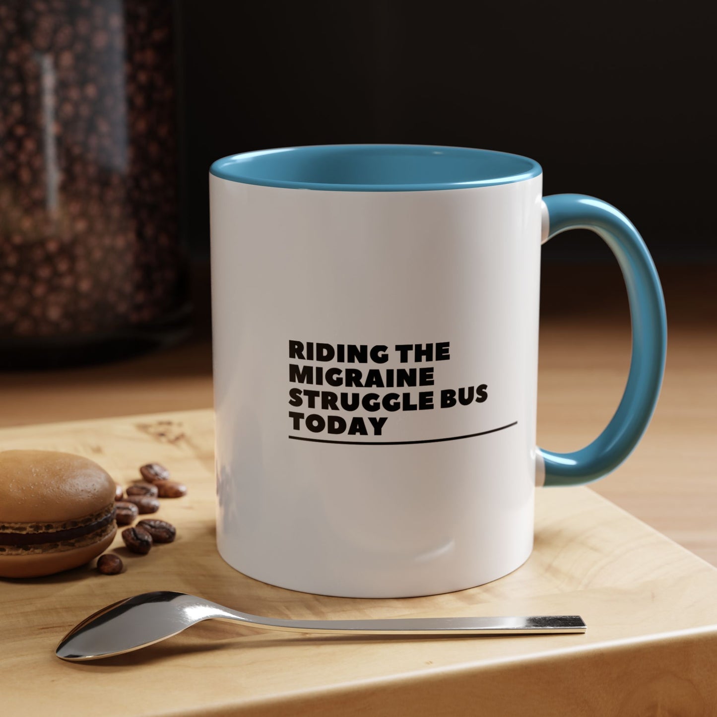 11oz/15oz Migraine Day Invisible Illness Warrior Riding The Migraine Struggle Bus Coffee Mug