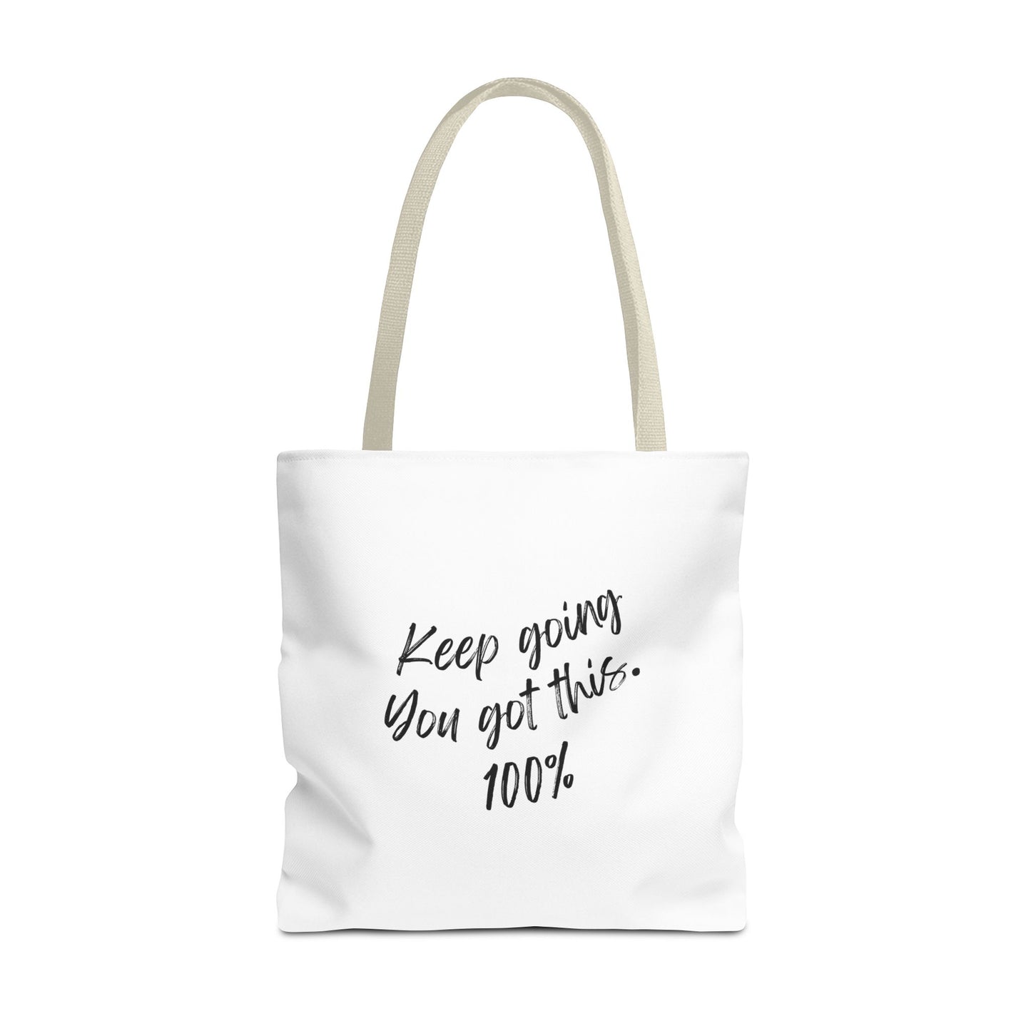 Unisex Positive Motivational Words of Encouragement Mental Health Awareness Reusable Tote Bag