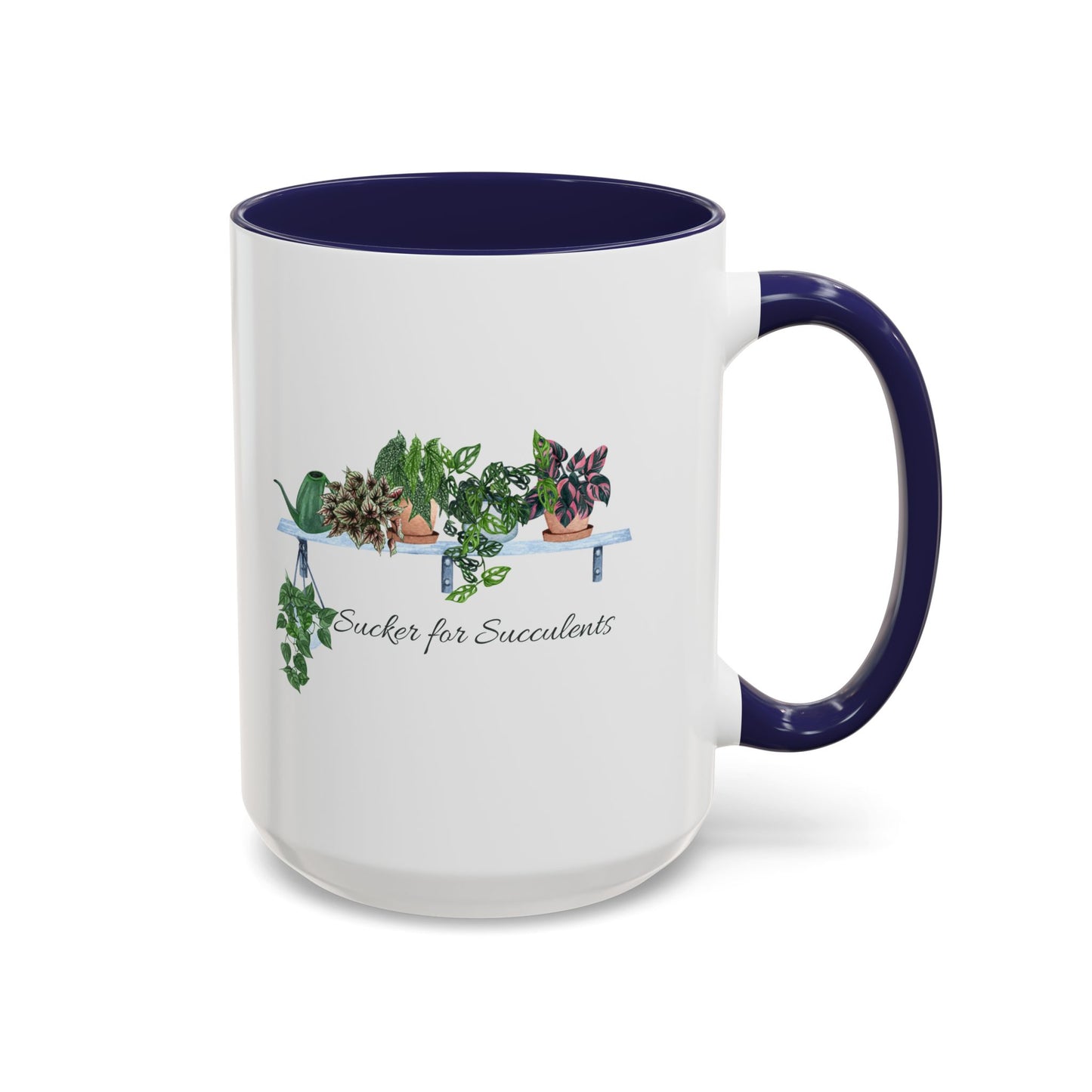 11oz/15oz Garden Themed Coffee Mug Sucker for Succulents