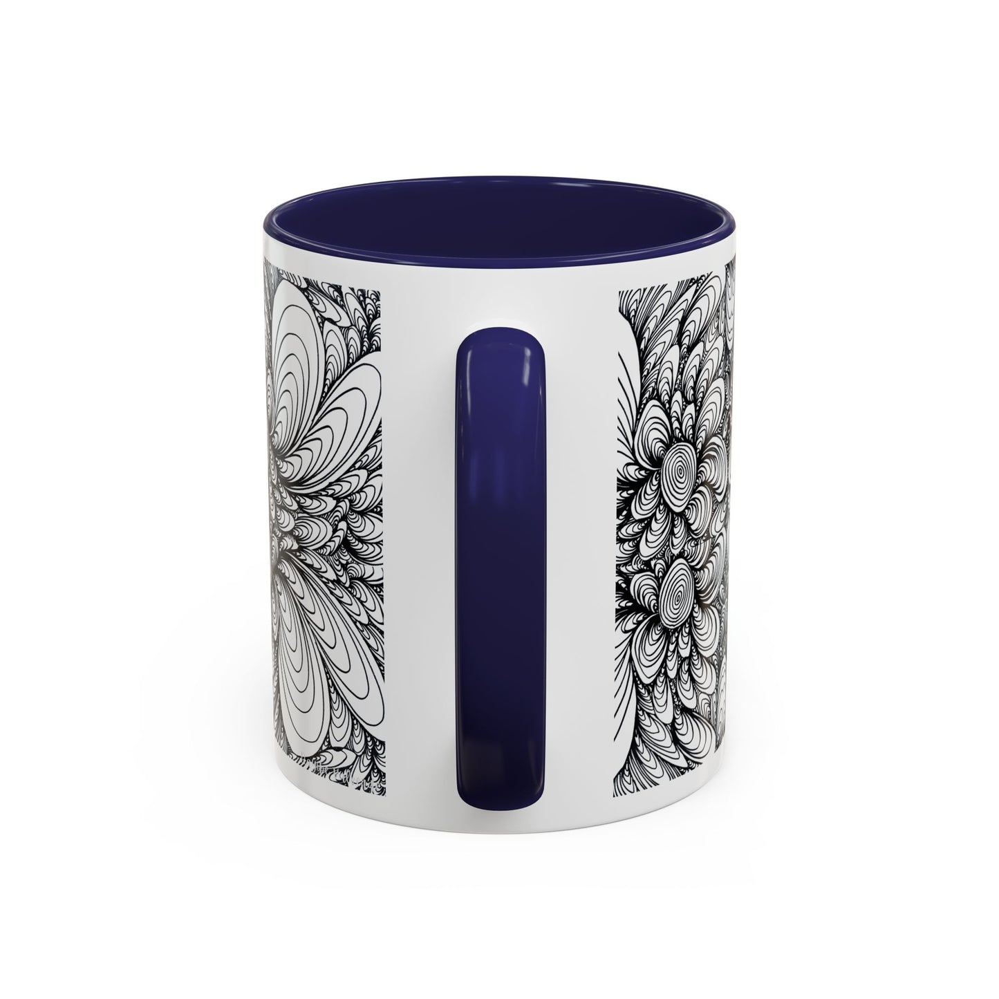 11oz/15oz Original Line Art Mug - Blooms