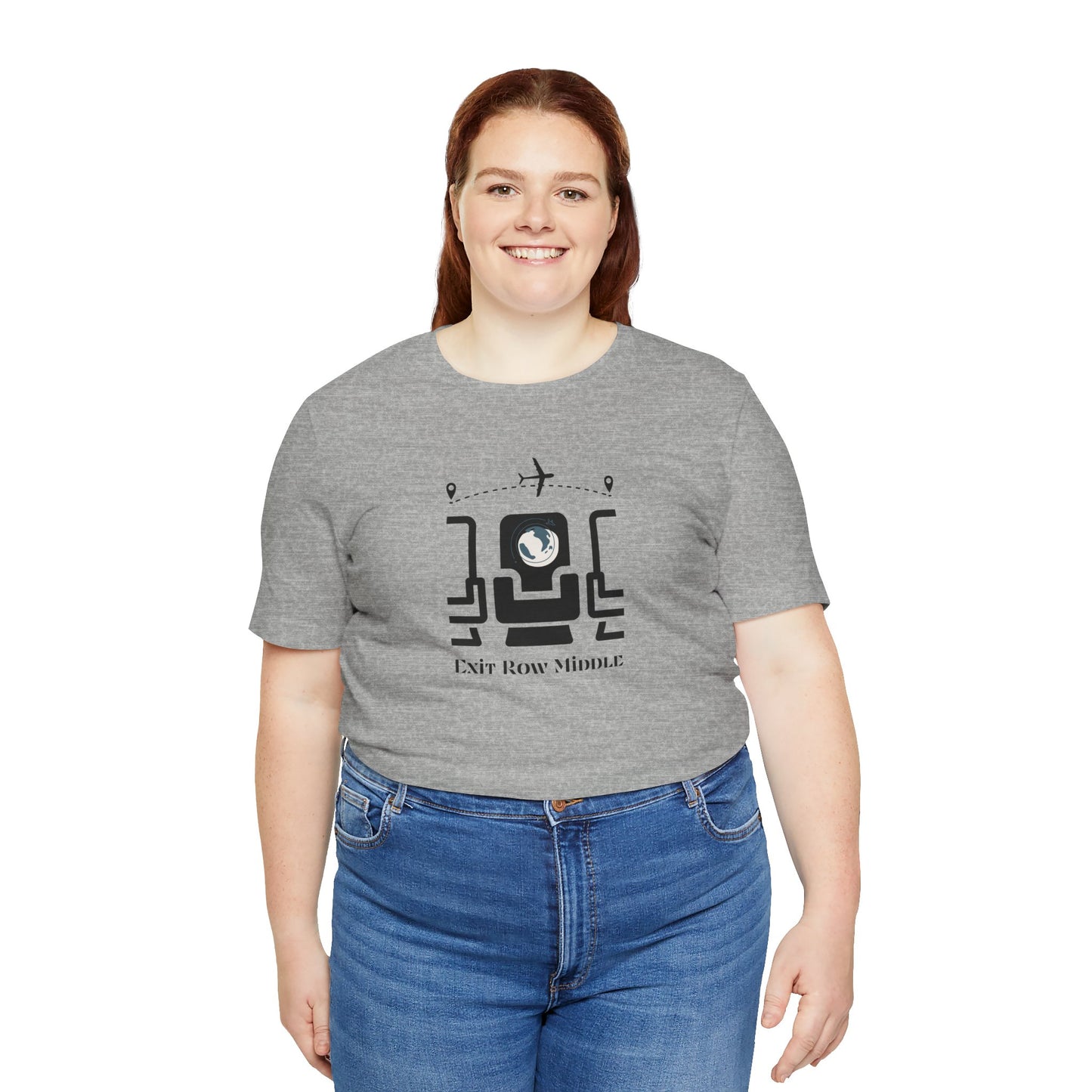 Unisex Jersey Short Sleeve Exit Row Middle Travel T-Shirt