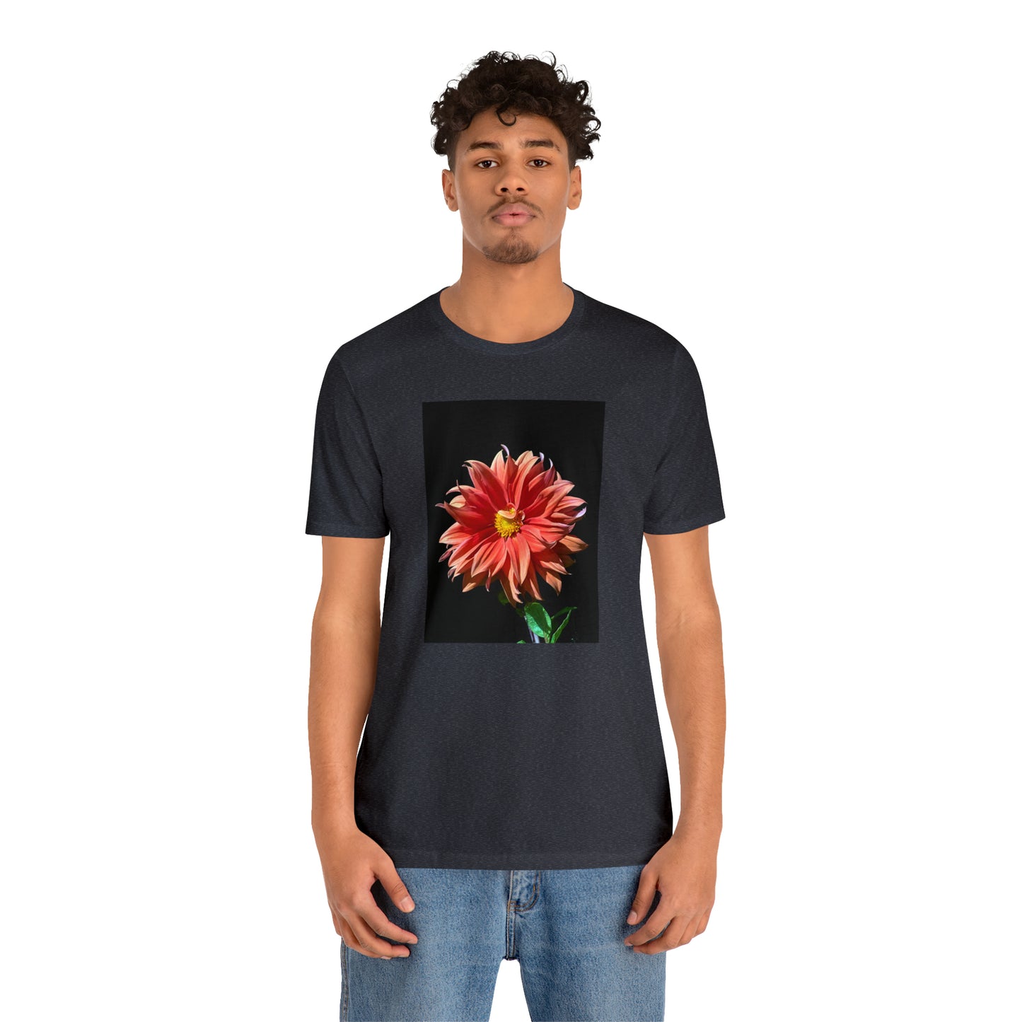 Unisex Jersey Short Sleeve Dahlia Flower T-Shirt