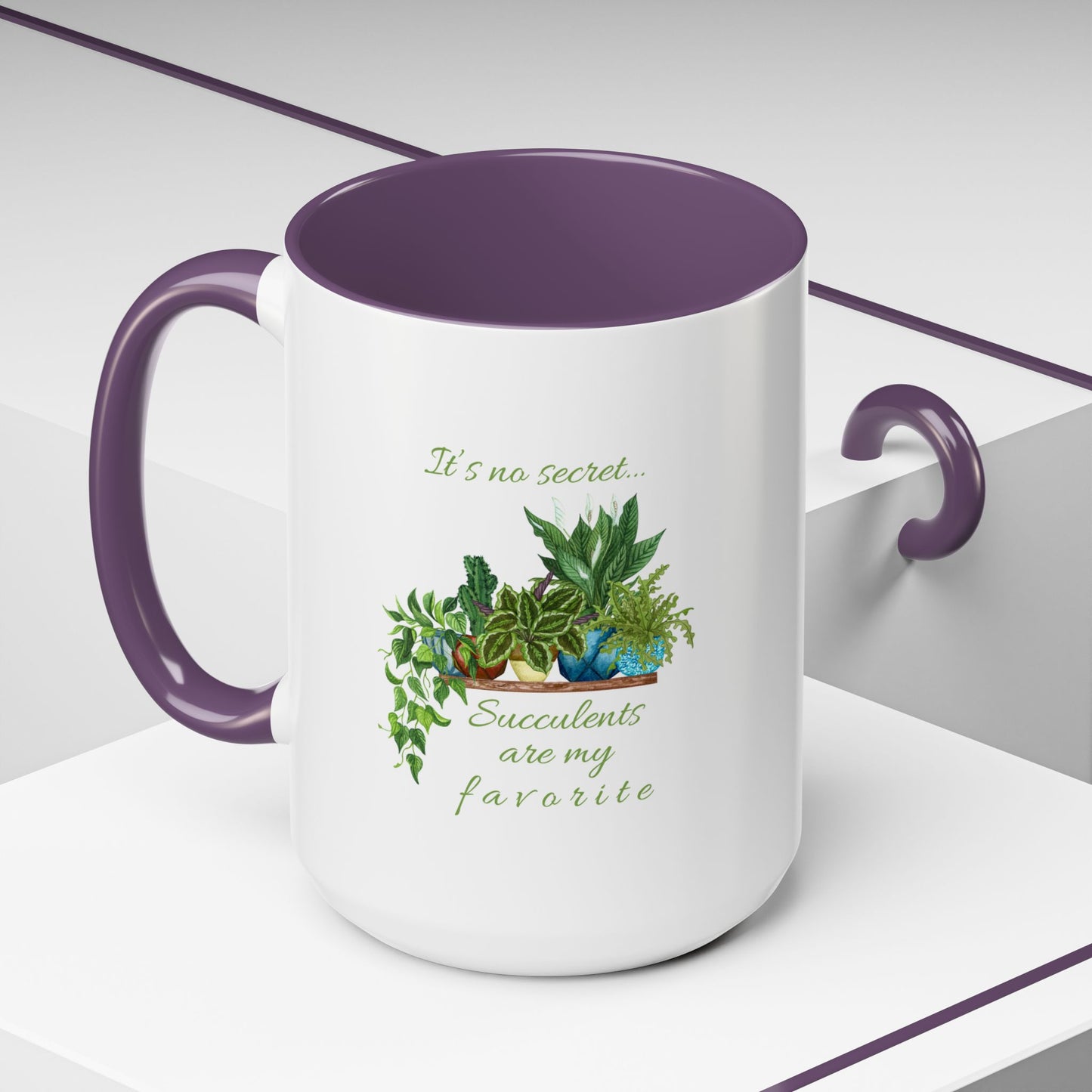 11oz/15oz Garden Themed Succulent Plant Parent Container Gardener Succulents Are My Favorite Coffee Mug