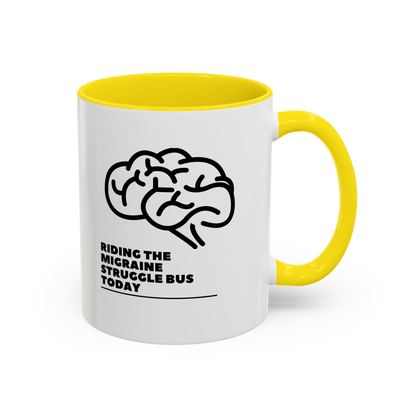 11oz/15oz Migraine Day Invisible Illness Warrior Riding The Migraine Struggle Bus Coffee Mug