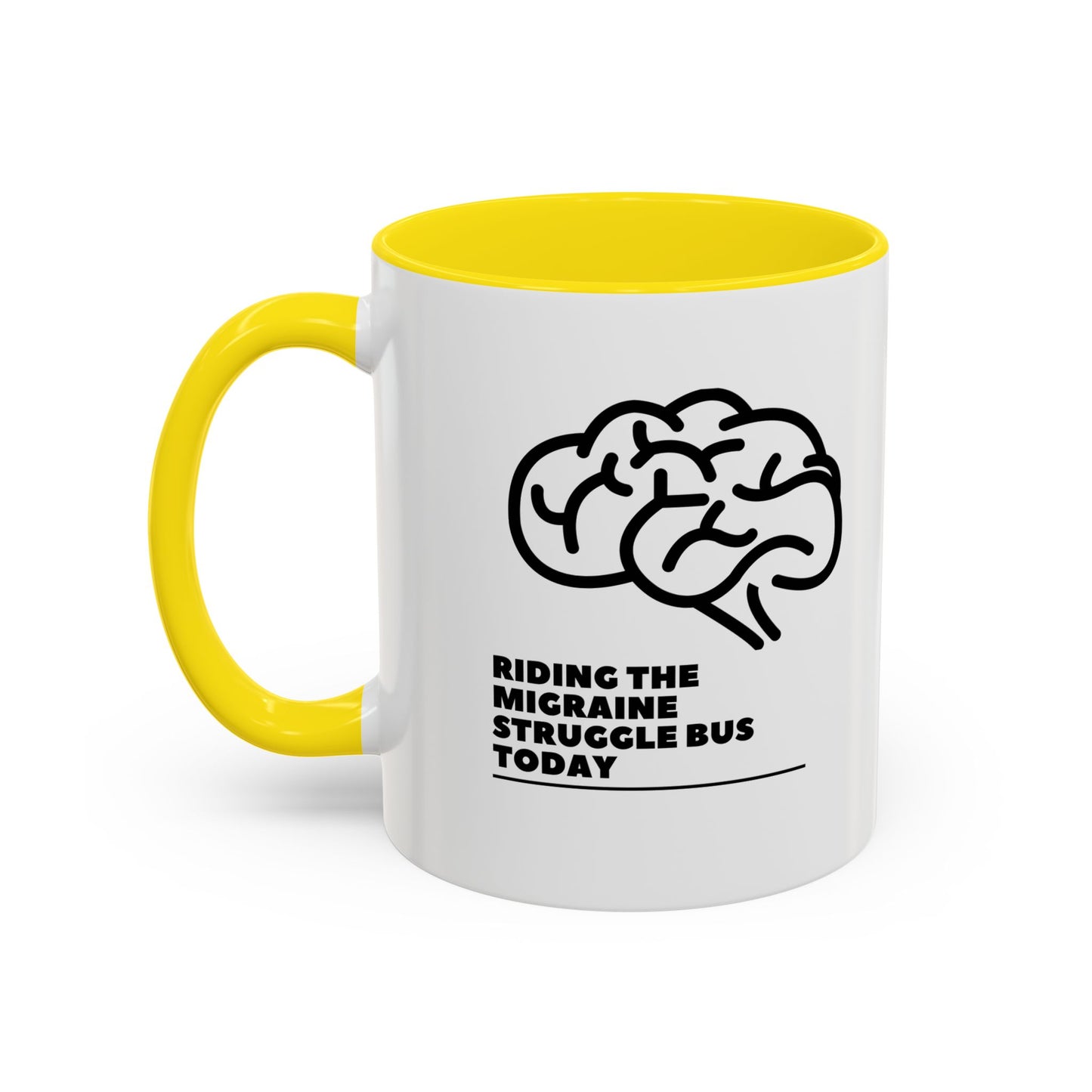 11oz/15oz Migraine Day Invisible Illness Warrior Riding The Migraine Struggle Bus Coffee Mug