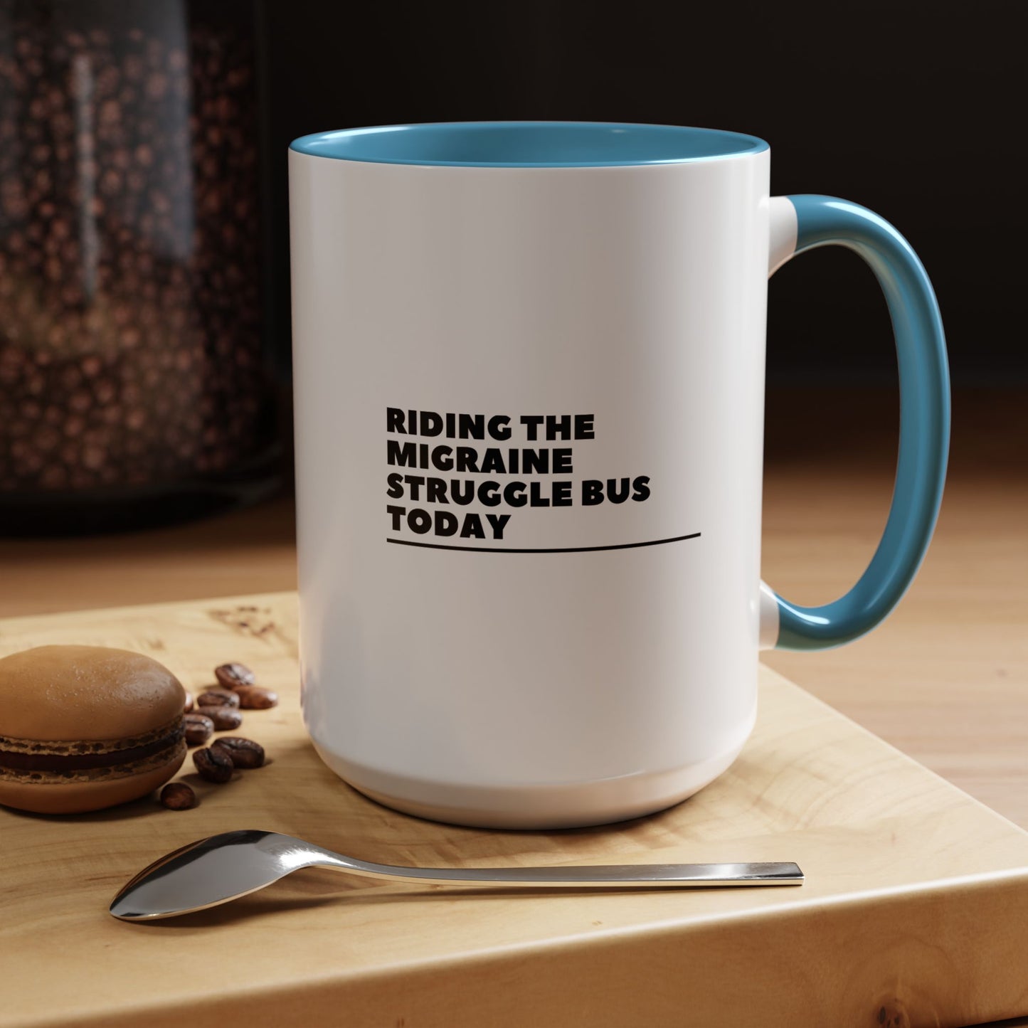 11oz/15oz Migraine Day Invisible Illness Warrior Riding The Migraine Struggle Bus Coffee Mug