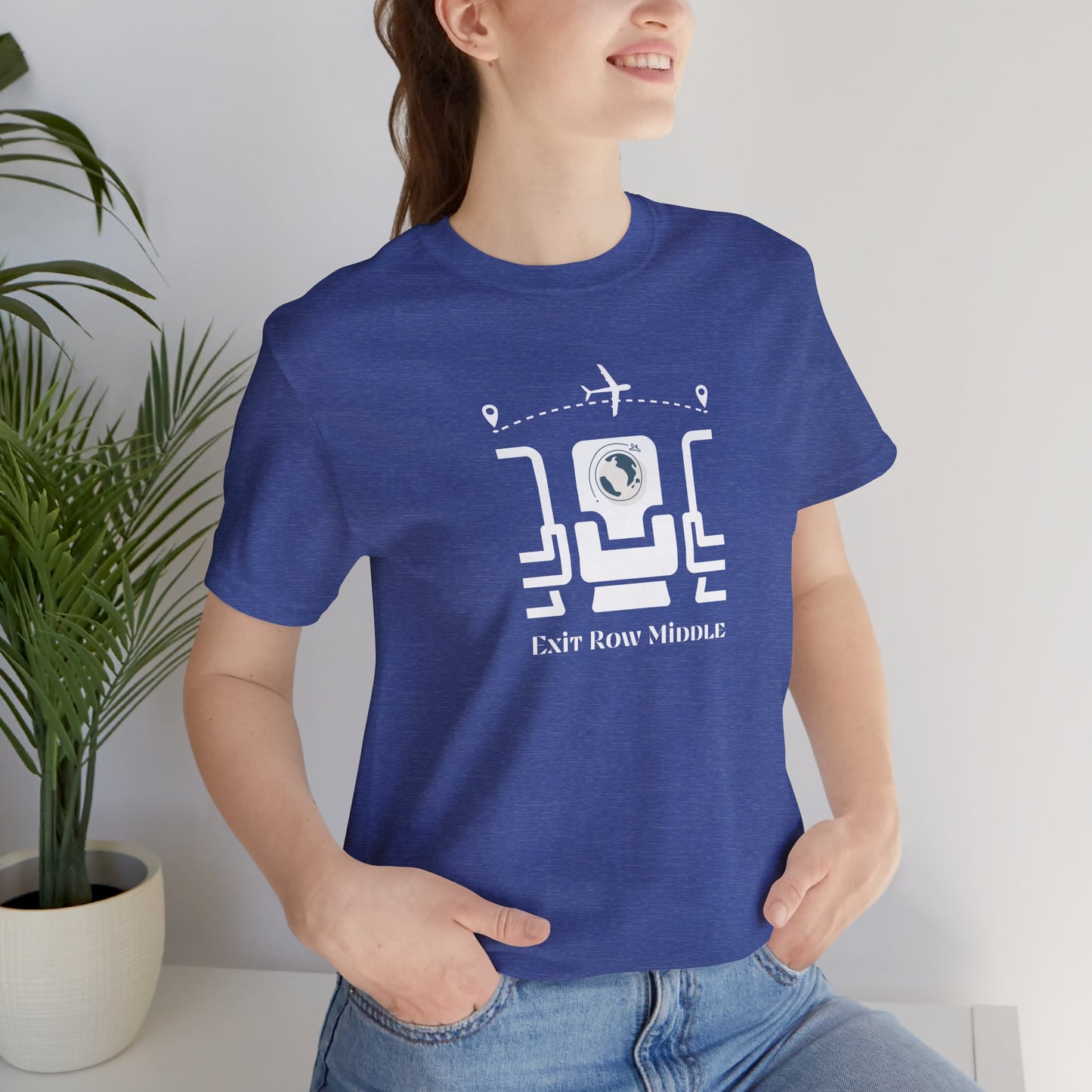 Unisex Jersey Short Sleeve Exit Row Middle Travel T-Shirt