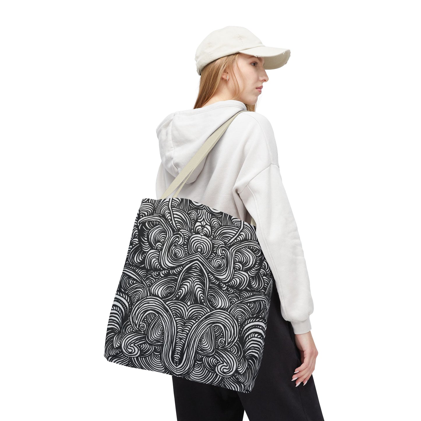 Unisex Original Line Art All Over Print Tote Bag - Mirage