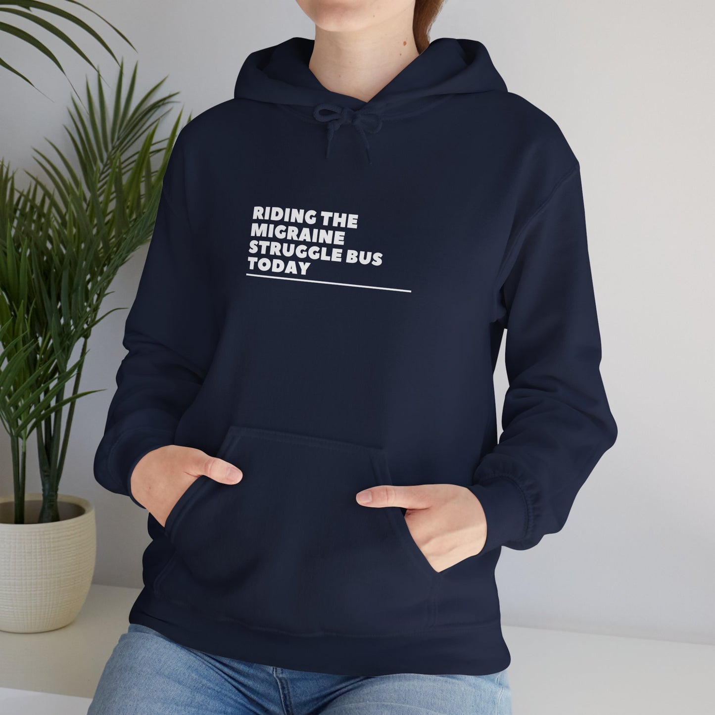 Unisex Migraine Day Invisible Illness Warrior Hooded Sweatshirt