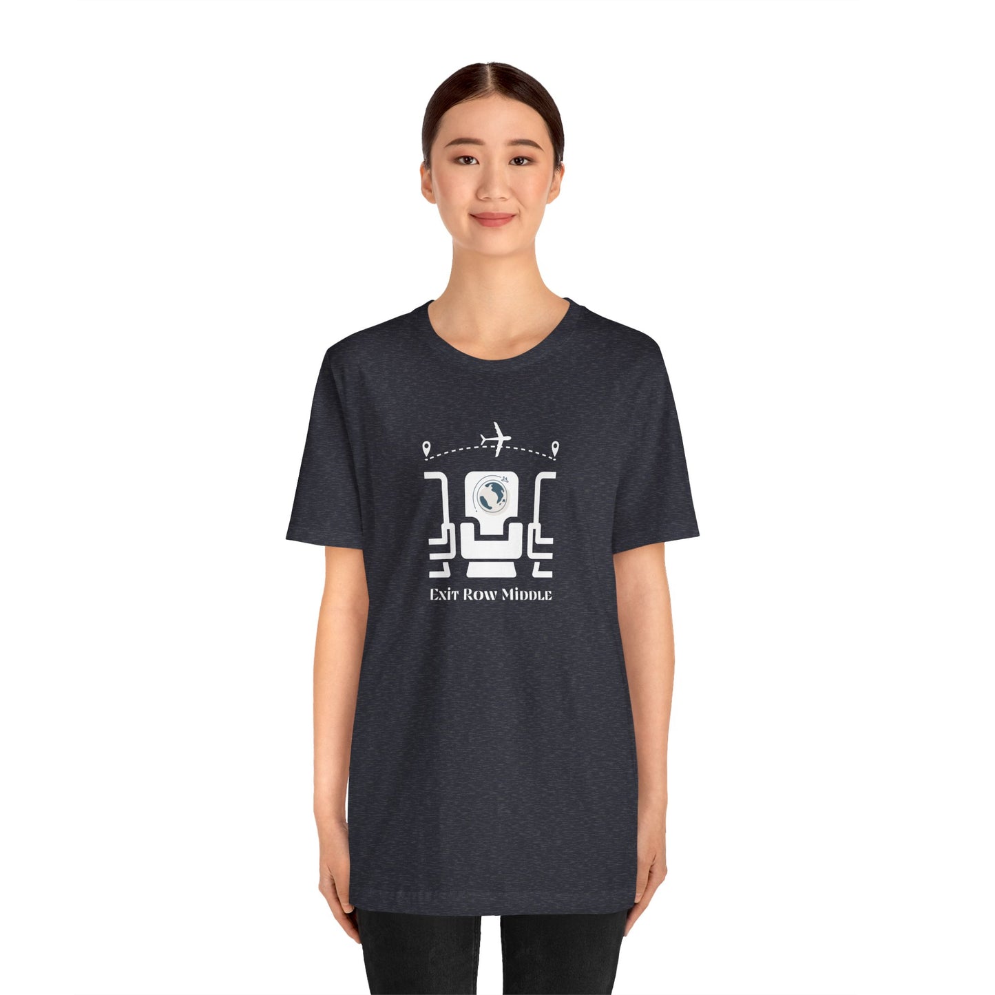 Unisex Jersey Short Sleeve Exit Row Middle Travel T-Shirt