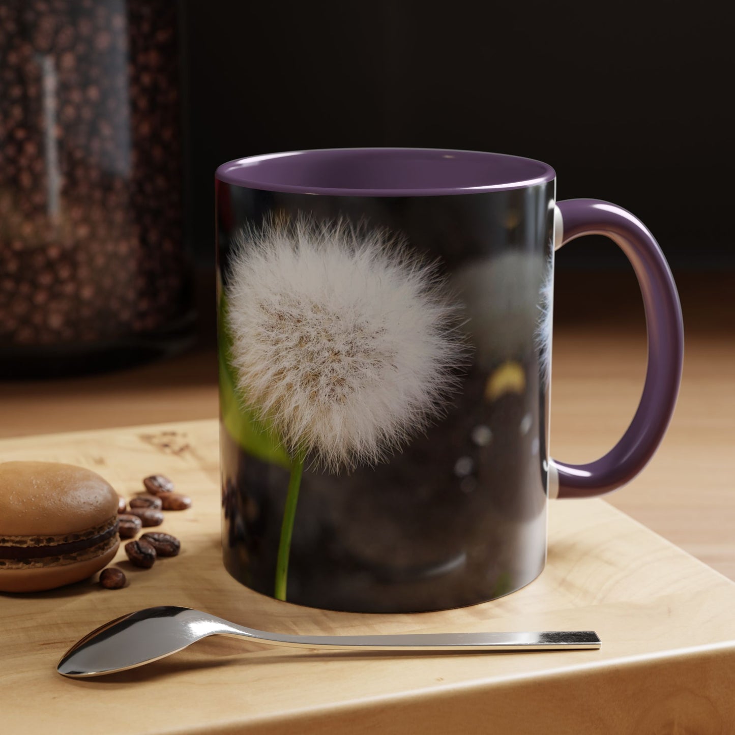 11oz/15oz Garden Themed Dandelion Flower Coffee Mug
