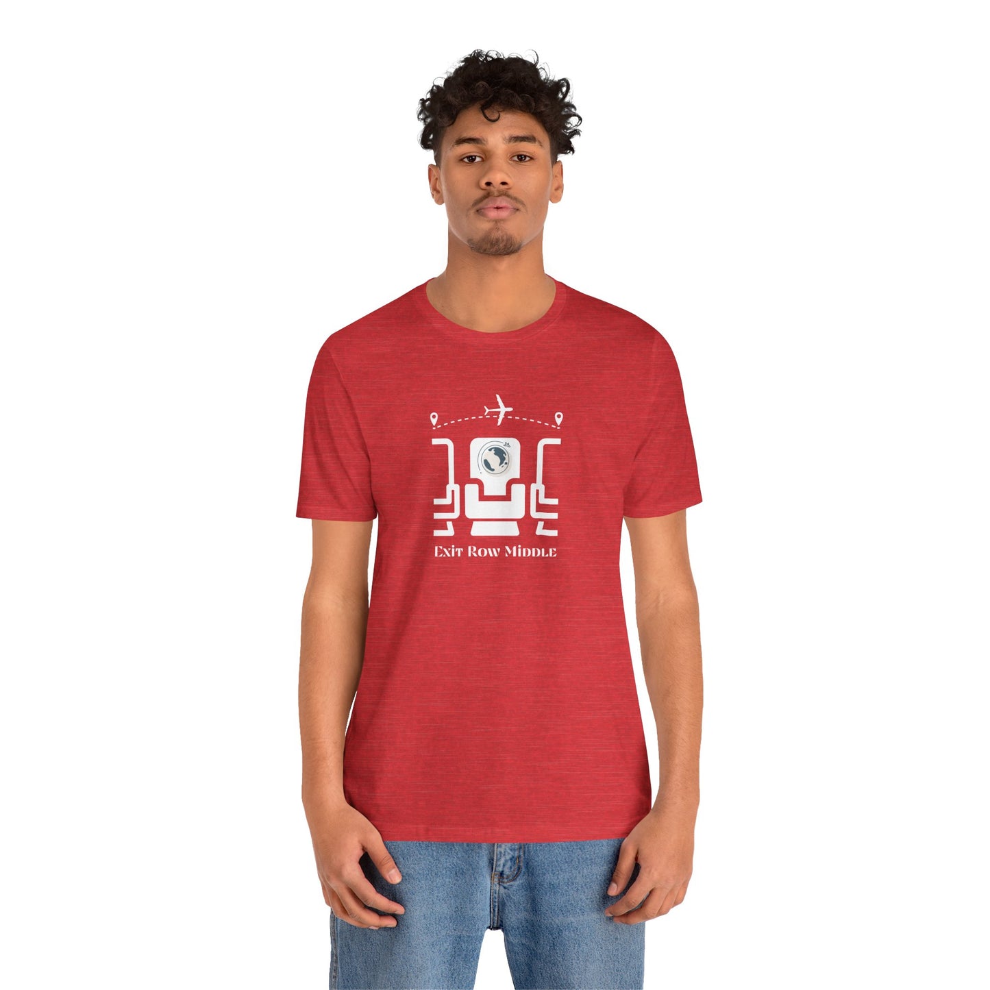 Unisex Jersey Short Sleeve Exit Row Middle Travel T-Shirt