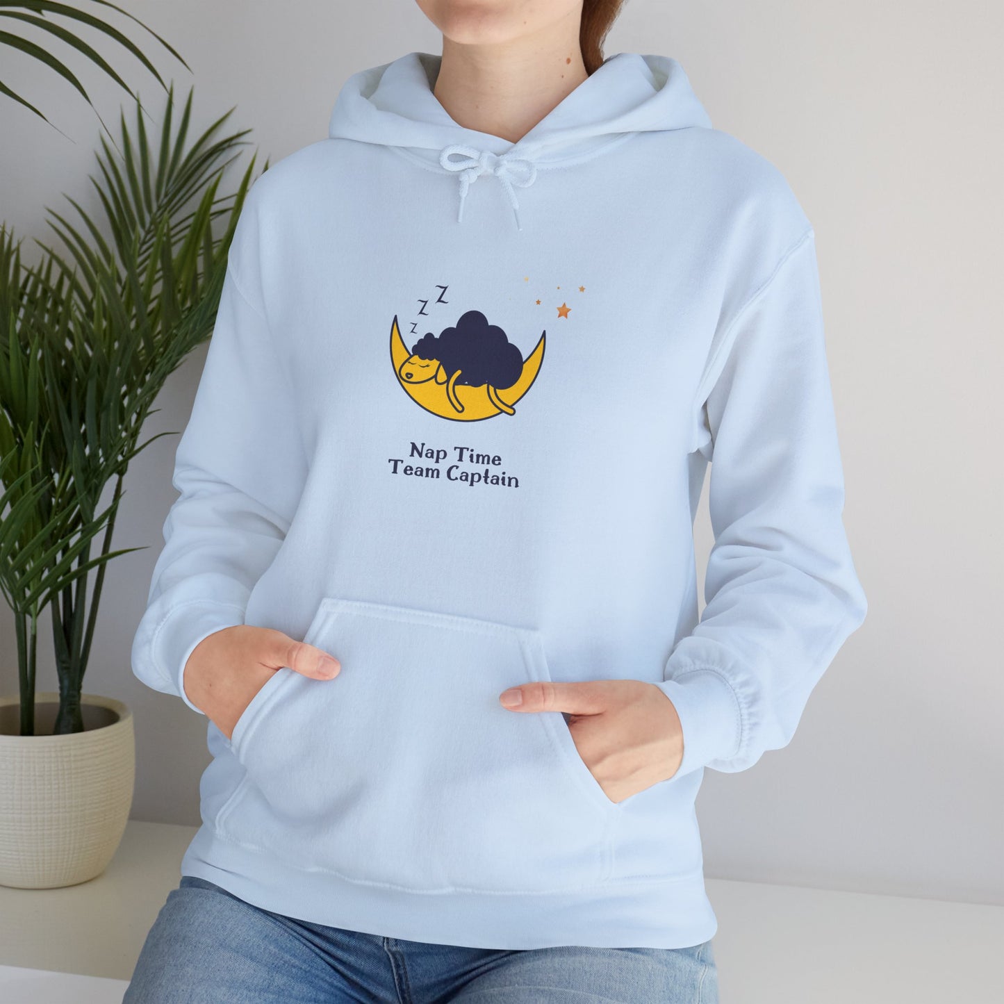 Unisex Heavy Blend™ Nap Time Team Captain Hooded Sweatshirt