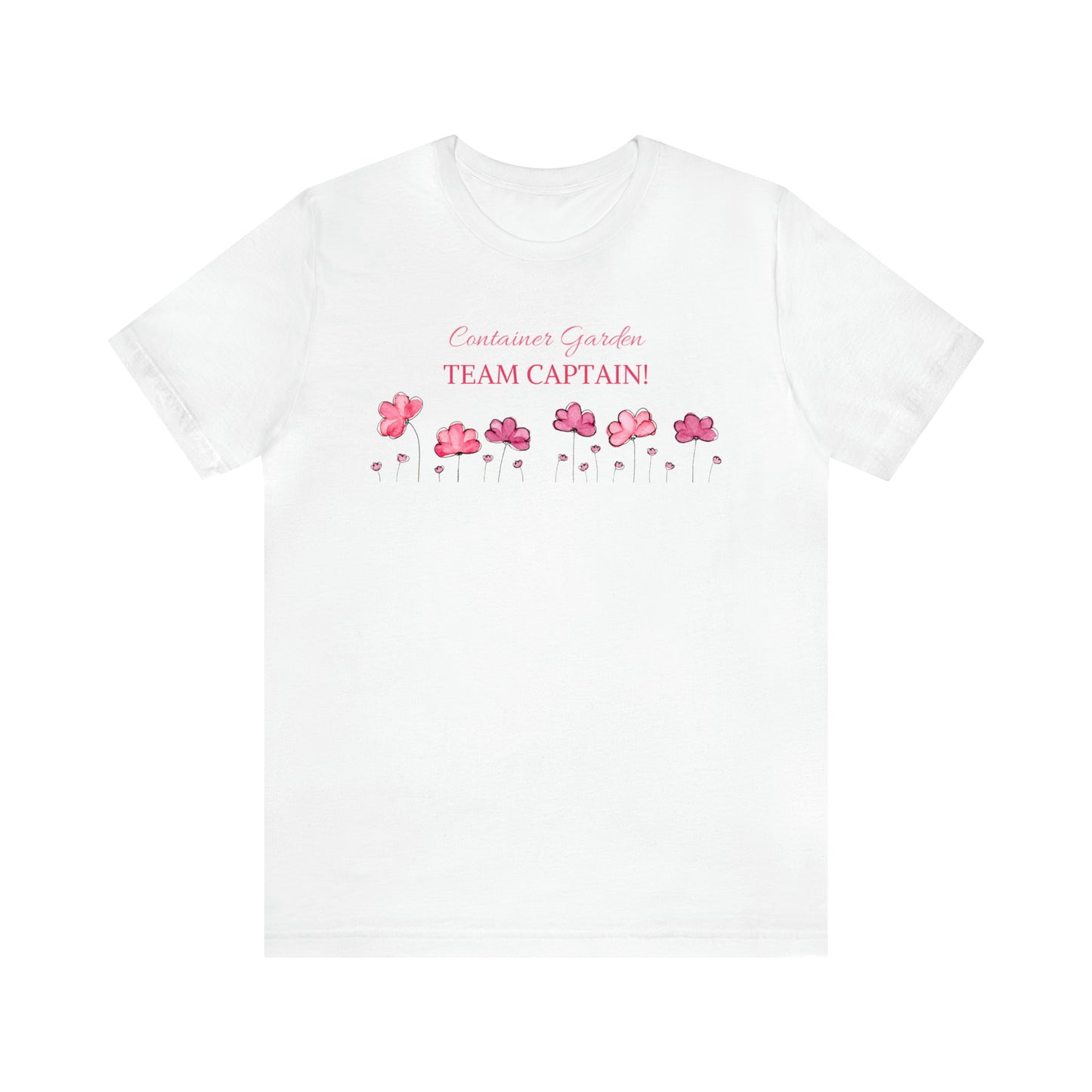 Unisex Gardening Shirt, Container Garden Team Captain T-Shirt