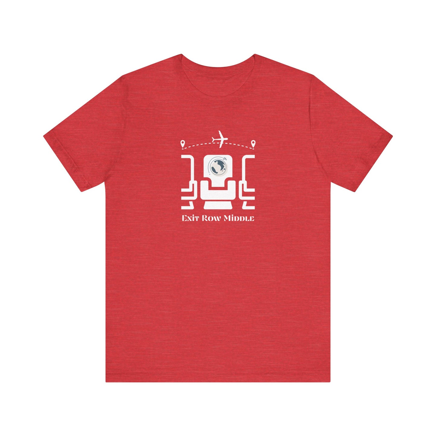 Unisex Jersey Short Sleeve Exit Row Middle Travel T-Shirt