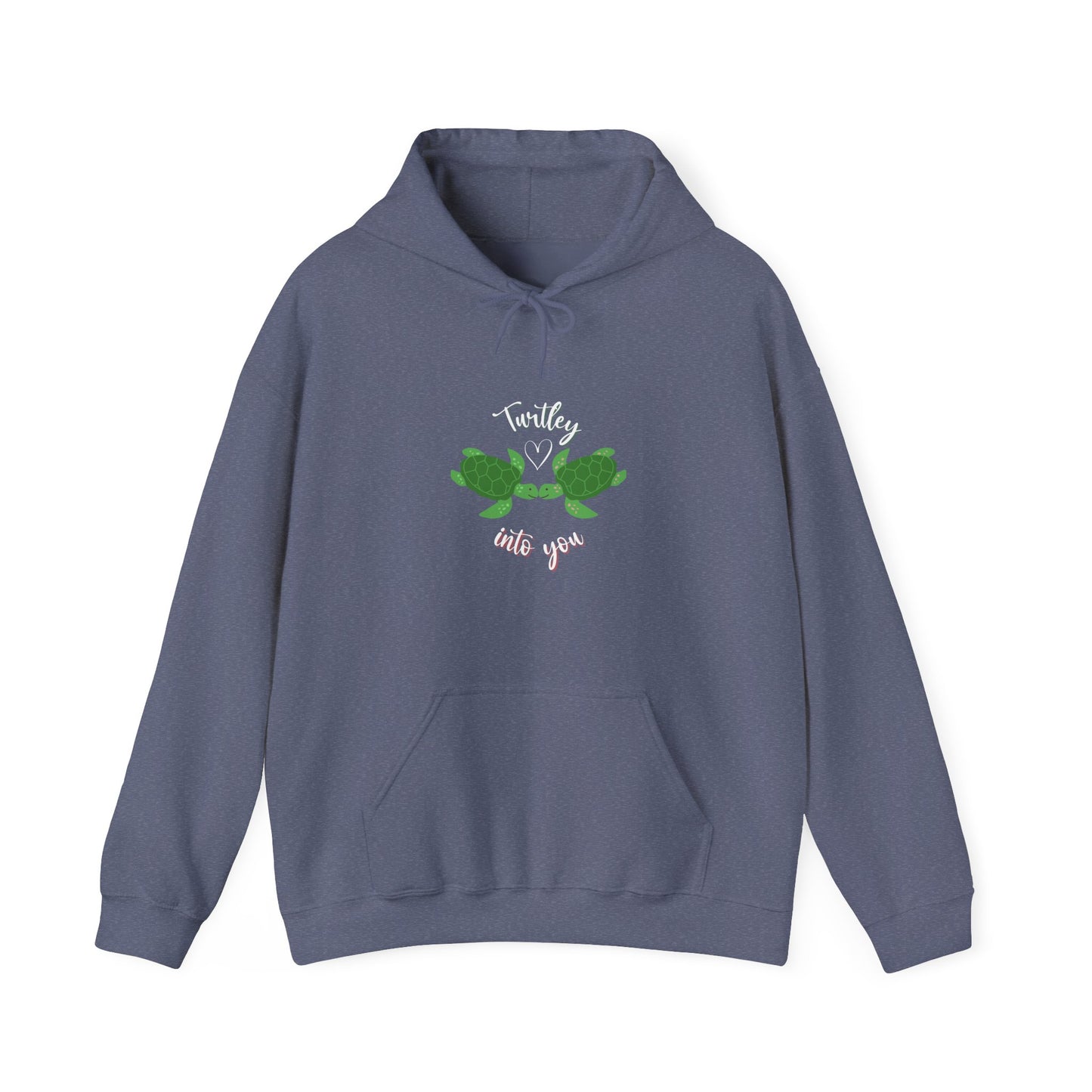 Unisex Cute Turtle Lover Turtley Into You Hooded Sweatshirt