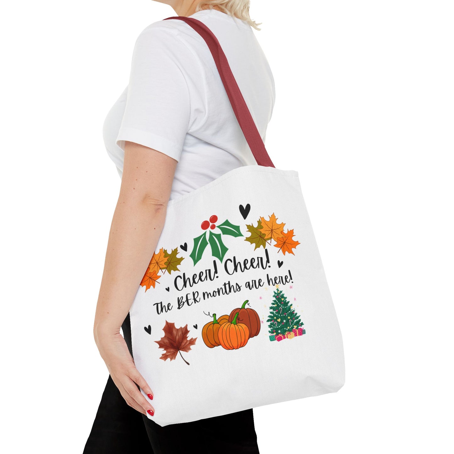 Unisex BER Months Tote Bag Autumn Fall September October November December Tote Bag Favorite Months Tote Bag
