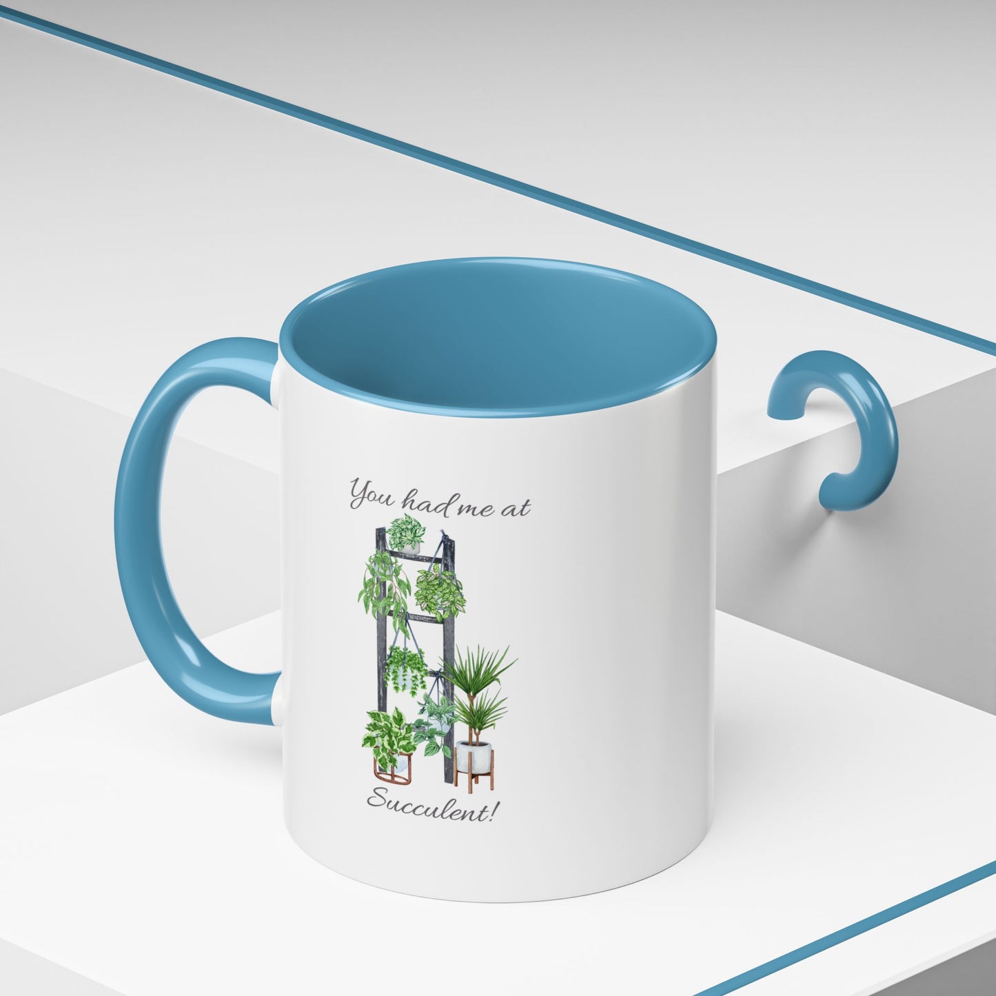 11oz/15oz Garden Themed Succulent Container Garden Plant Parent Coffee Mug