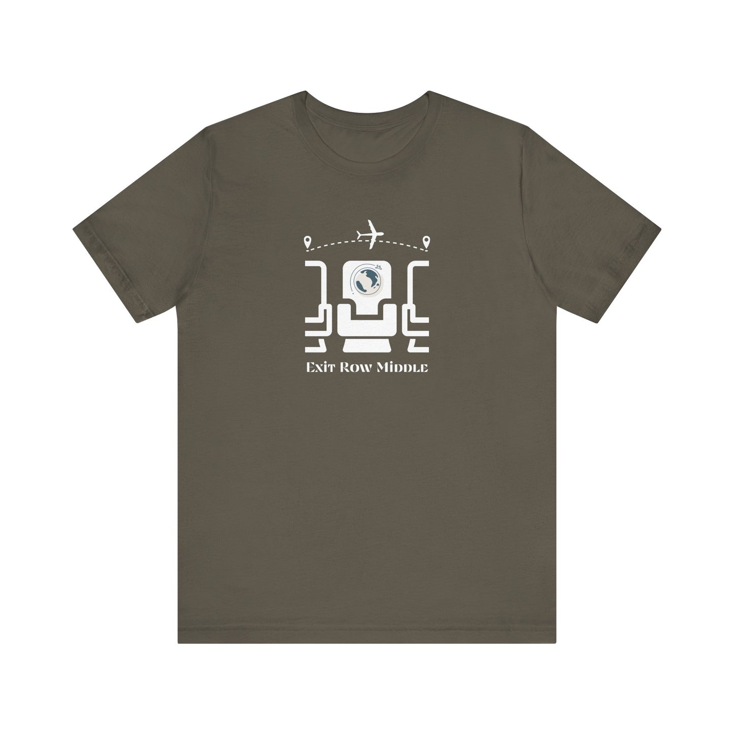 Unisex Jersey Short Sleeve Exit Row Middle Travel T-Shirt