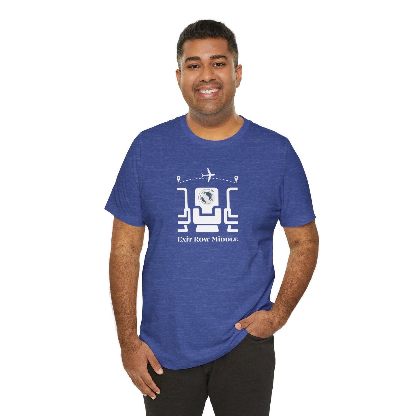 Unisex Jersey Short Sleeve Exit Row Middle Travel T-Shirt