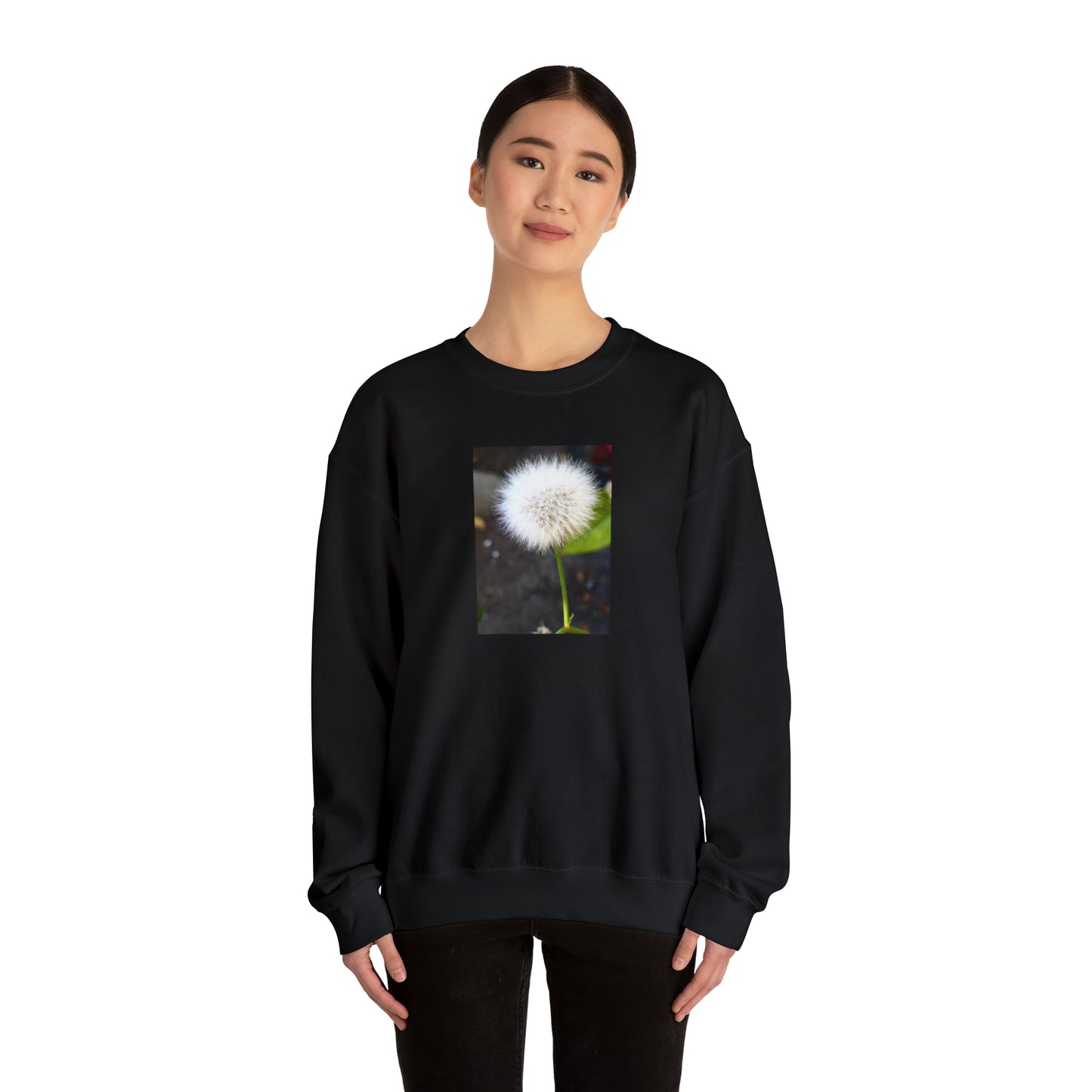 Unisex Dandelion Printed Gardening Sweater
