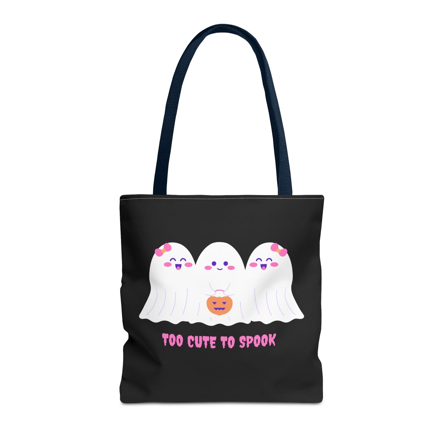 Cute Ghost Halloween Tote Bag Gift for Halloween Spooky Season Trick or Treating Bag Halloween Tote Fall Tote Bag Cute Tote Gift Idea
