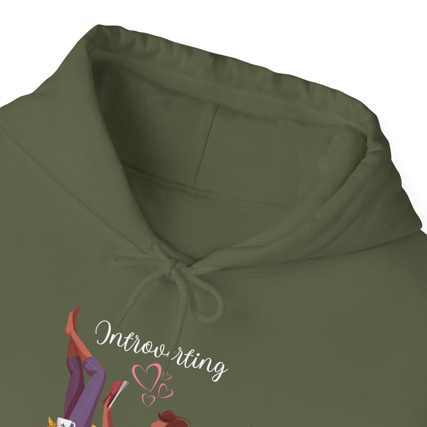 Unisex Introverting. Call Next Week Hooded Sweatshirt