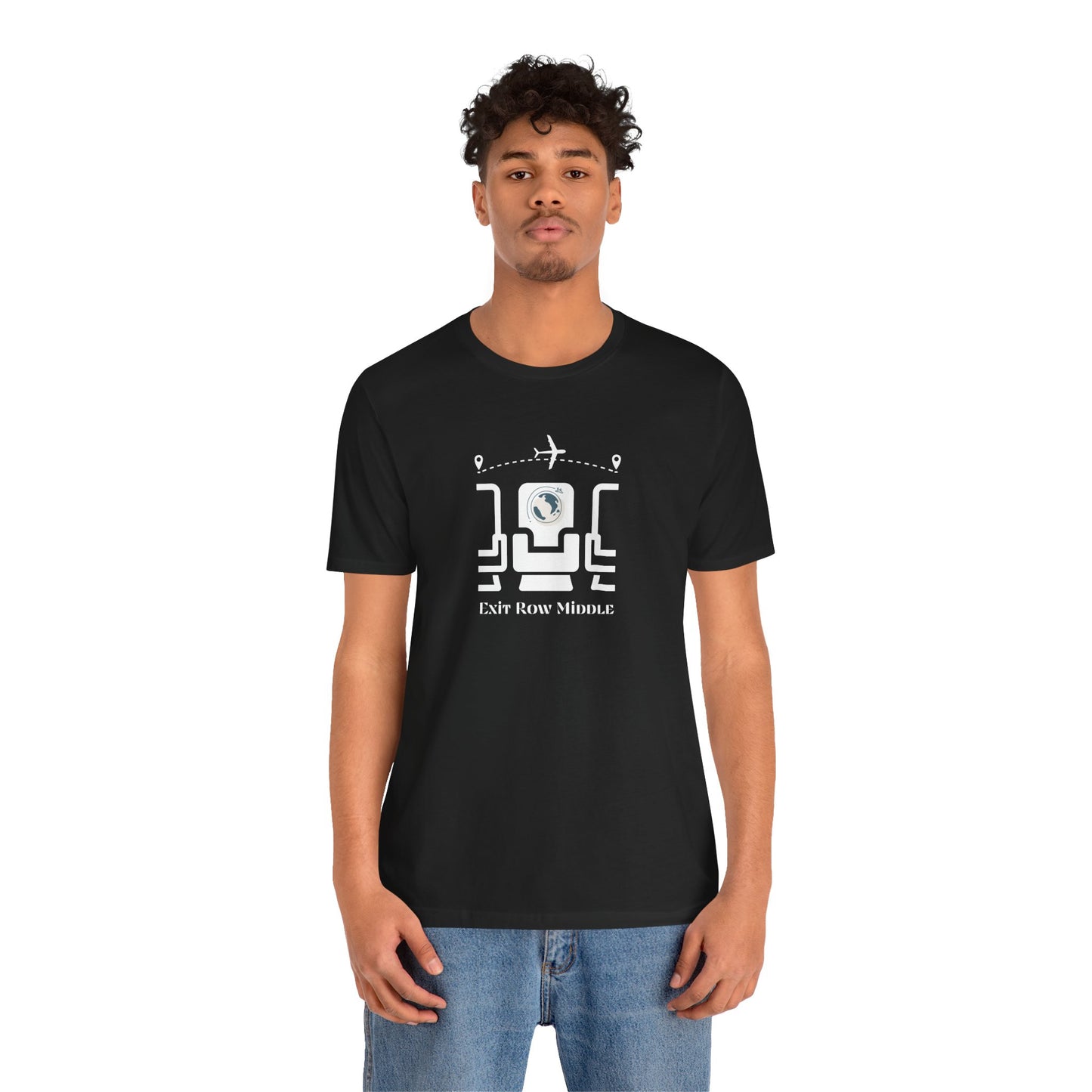 Unisex Jersey Short Sleeve Exit Row Middle Travel T-Shirt