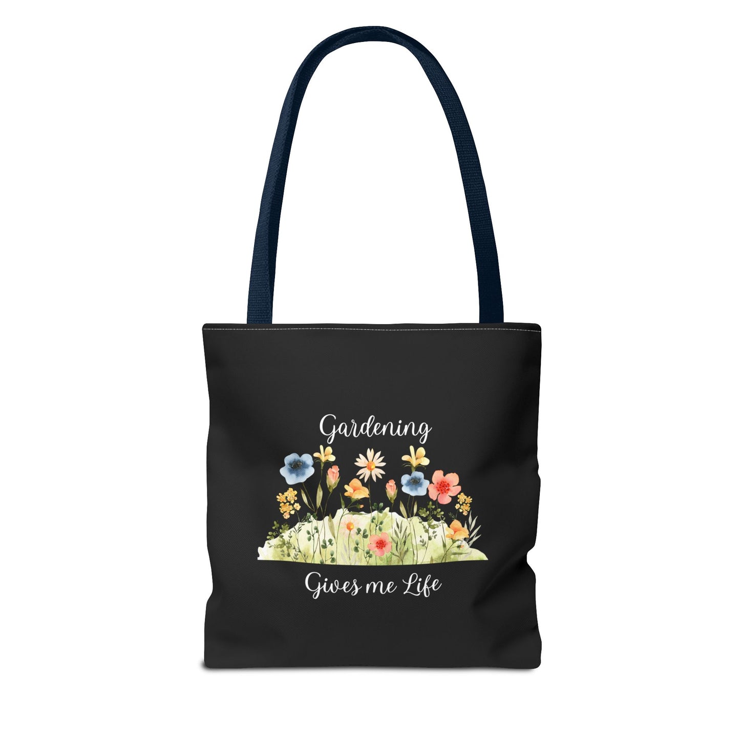 Unisex Gardening Gives Me Life Tote Bag - Black