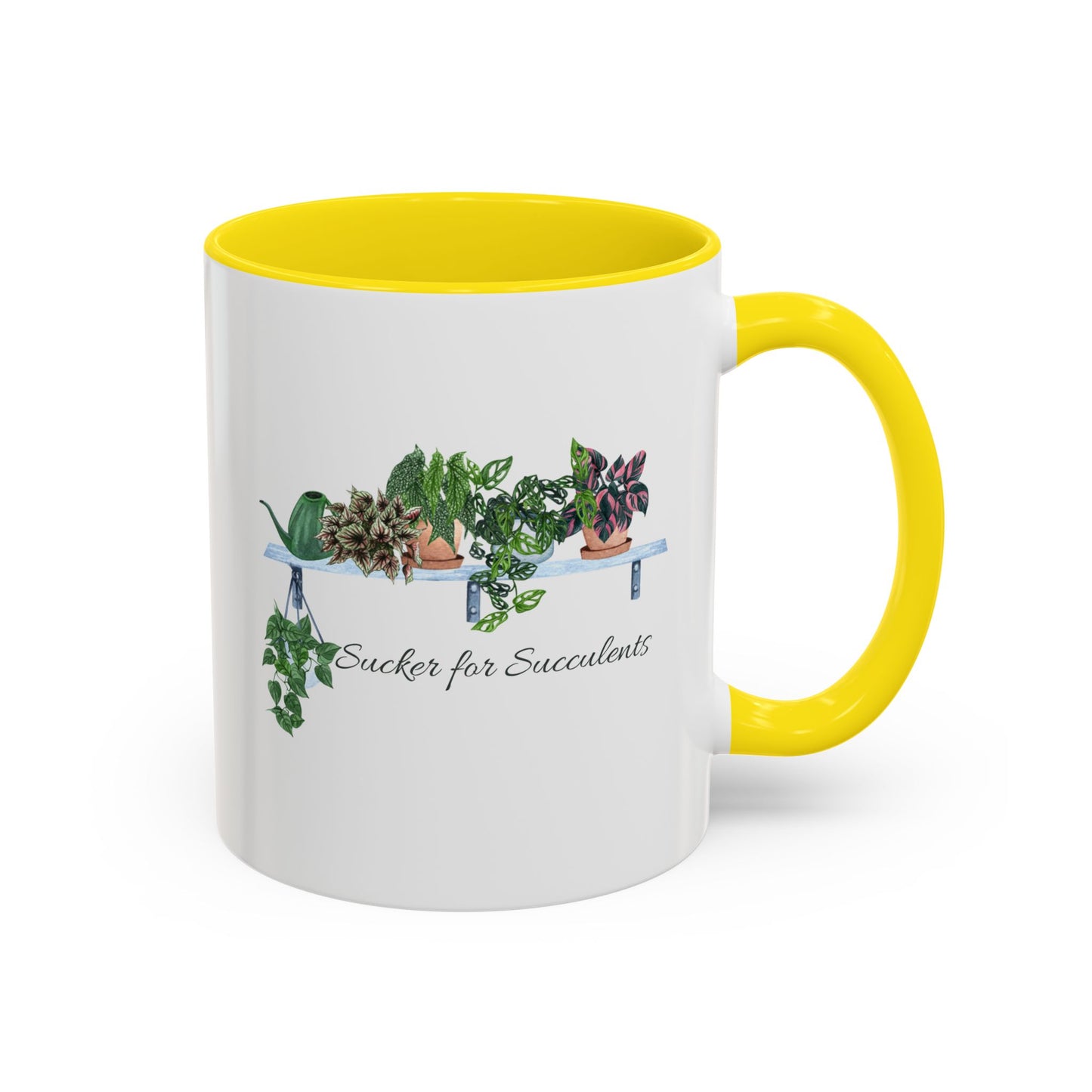 11oz/15oz Garden Themed Coffee Mug Sucker for Succulents