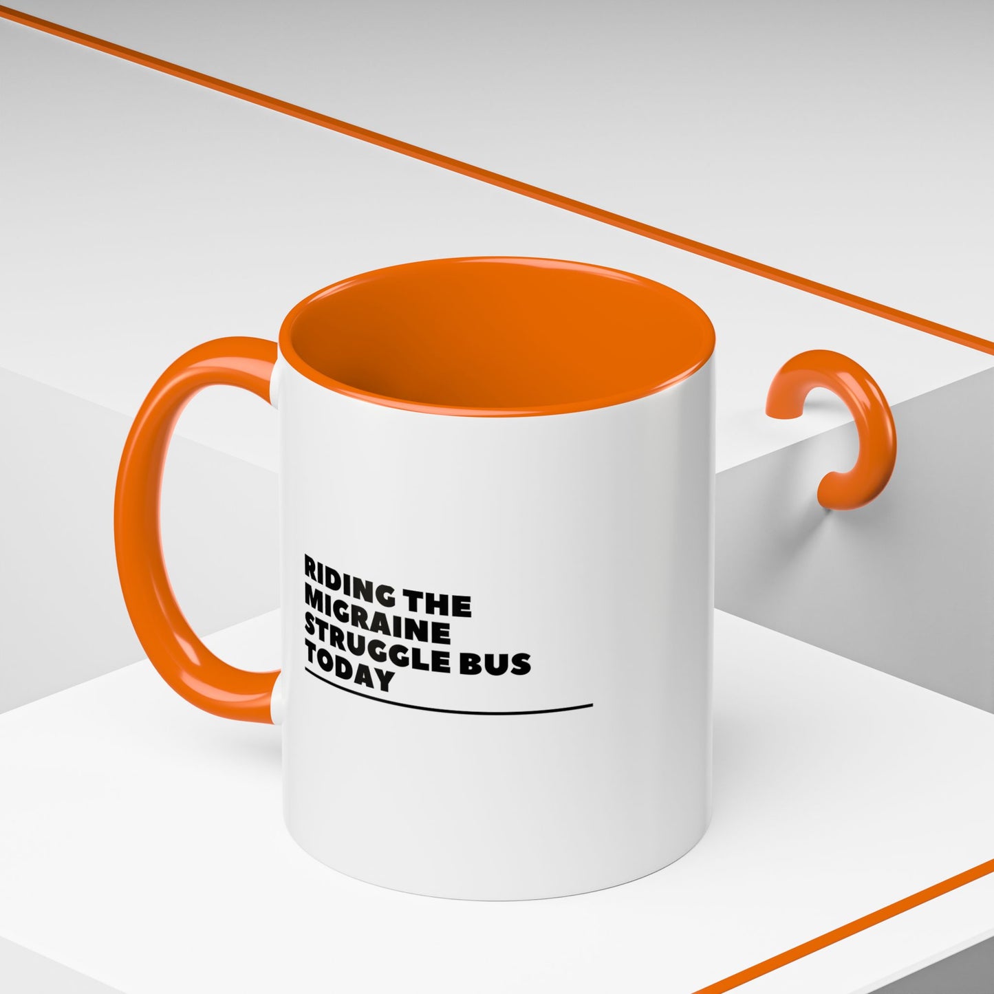 11oz/15oz Migraine Day Invisible Illness Warrior Riding The Migraine Struggle Bus Coffee Mug