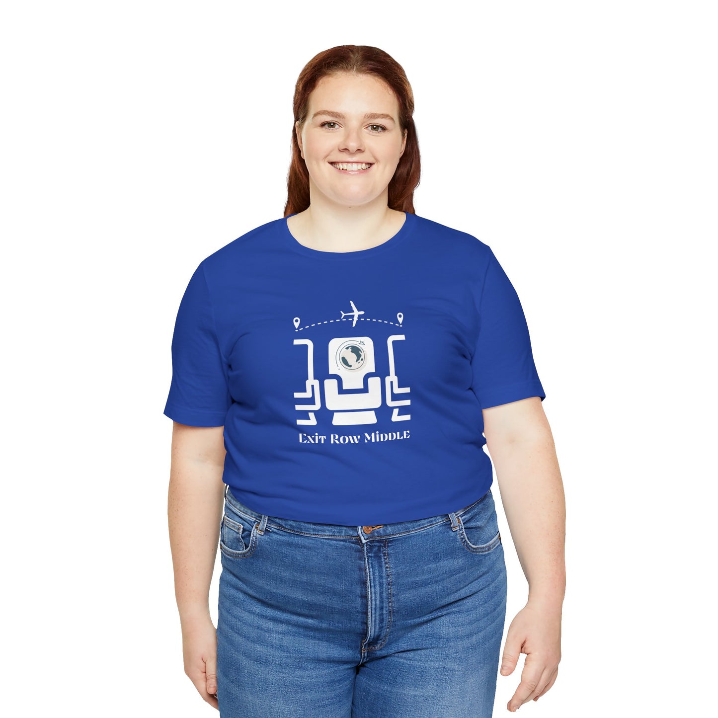 Unisex Jersey Short Sleeve Exit Row Middle Travel T-Shirt
