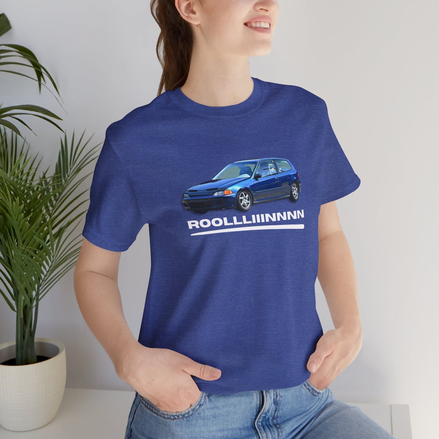 Unisex Jersey Short Sleeve Rolllllin Civic Hatchback Appreciation T-Shirt