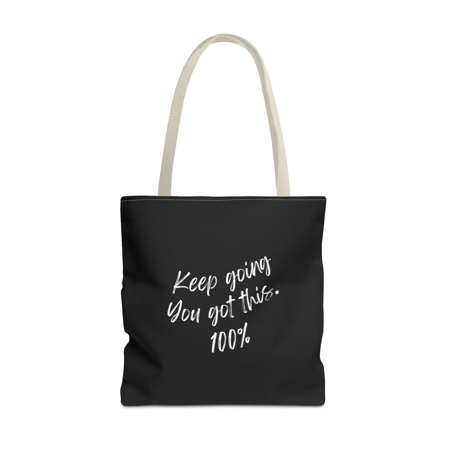 Unisex Positive Motivational Words of Encouragement Mental Health Awareness Reusable Tote Bag