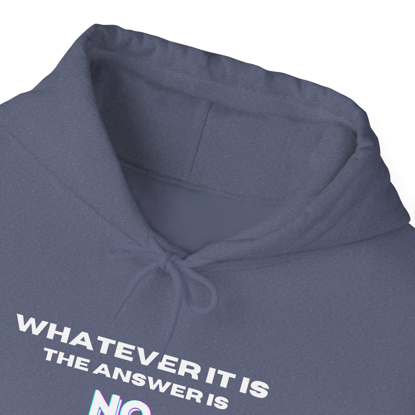 Self Love Motivational Mental Heath Awareness SAY NO Hooded Sweatshirt