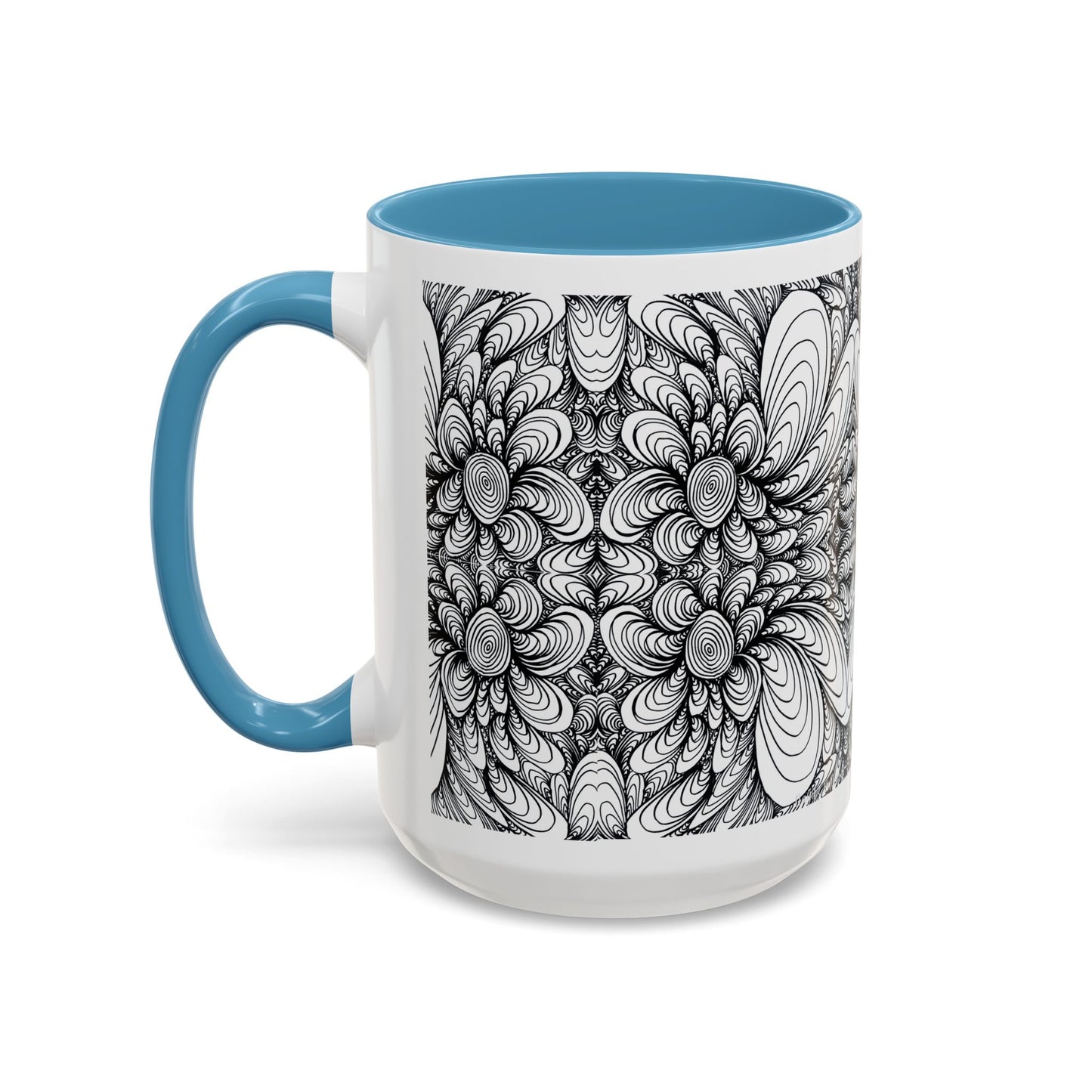 11oz/15oz Original Line Art Mug - Blooms