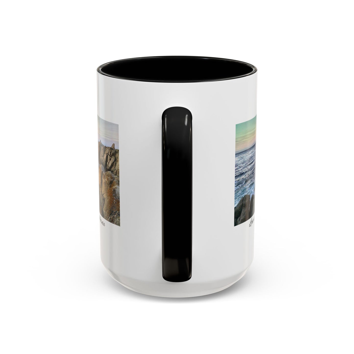 11oz/15oz Ocean View Travelers Coffee Mug Lovers Point, Monterey California San Francisco Bay Area Keepsake