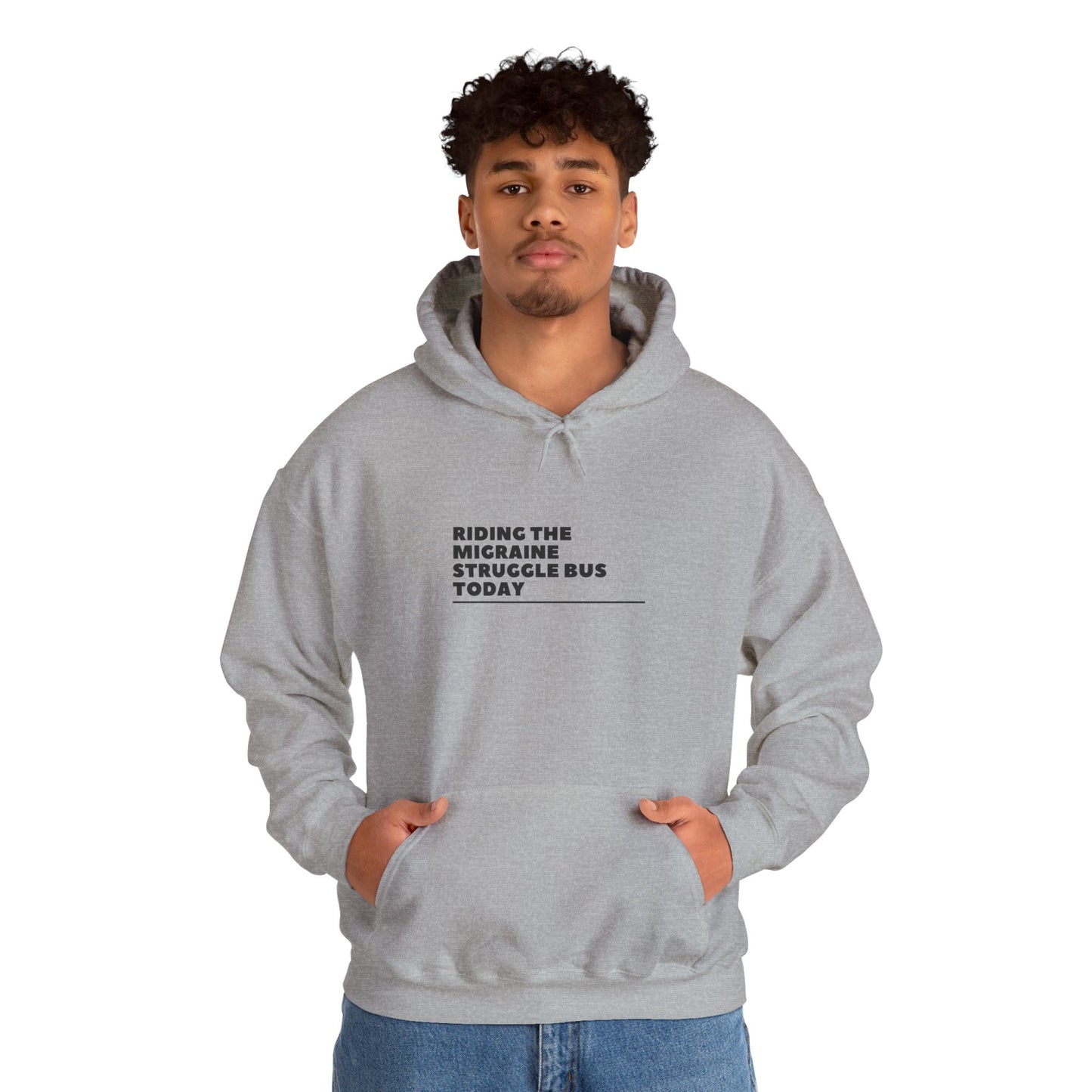 Unisex Migraine Day Invisible Illness Warrior Hooded Sweatshirt