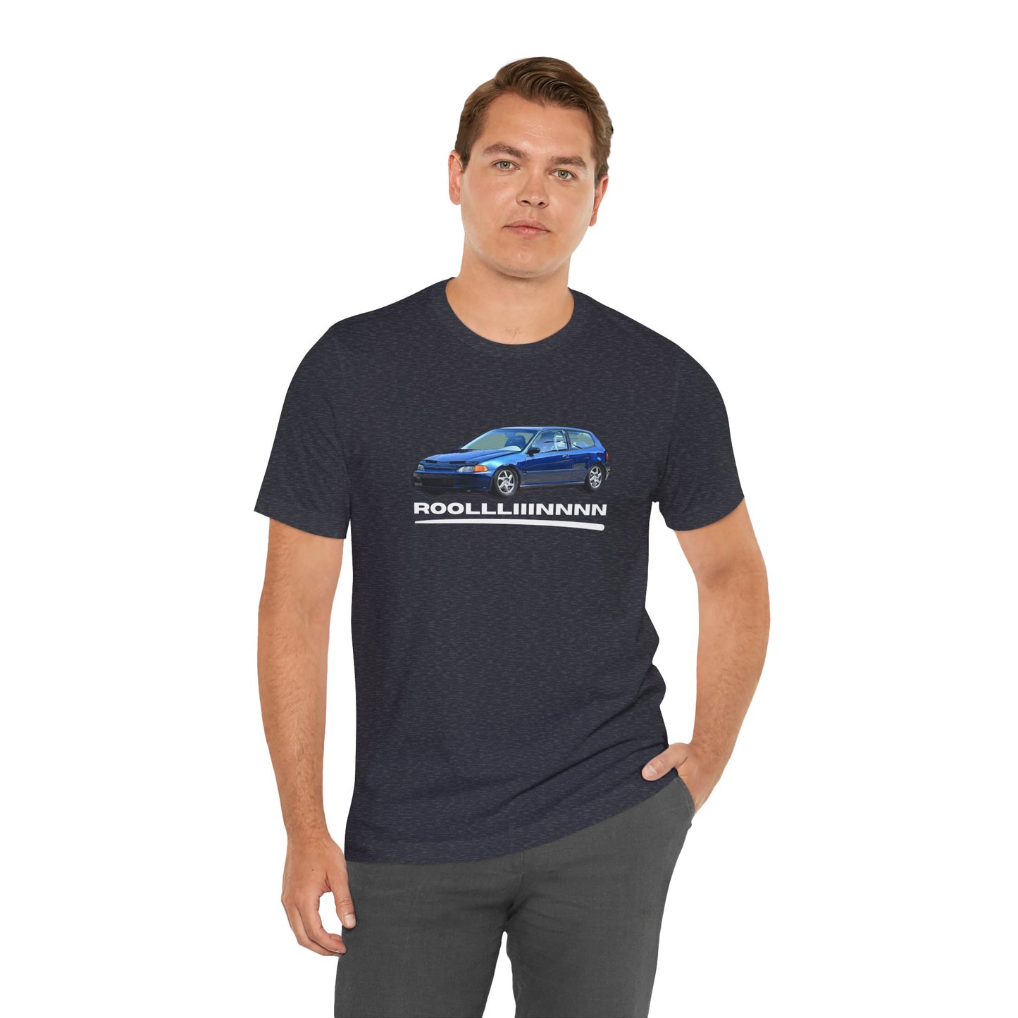 Unisex Jersey Short Sleeve Rolllllin Civic Hatchback Appreciation T-Shirt