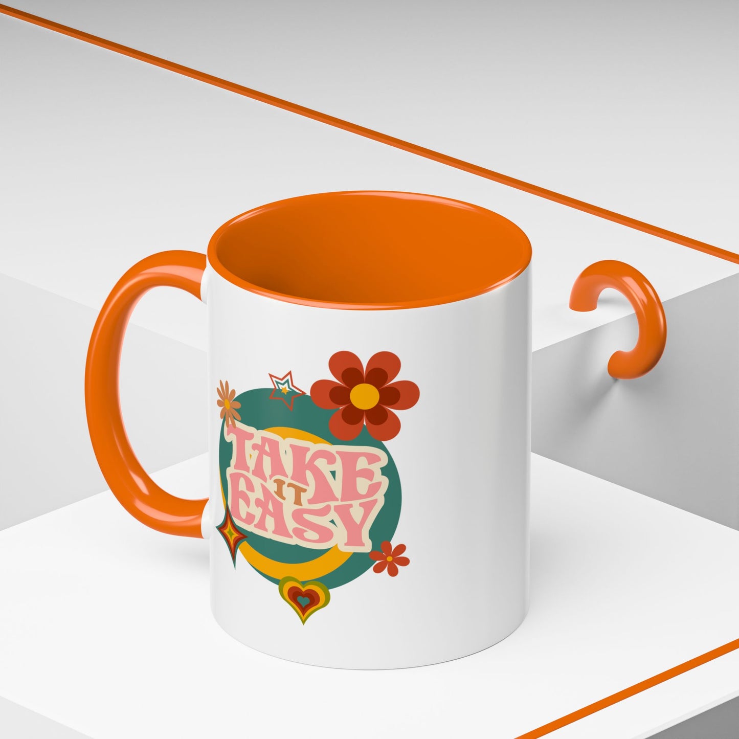 11oz/15oz Retro Vibes Take It Easy Coffee Mug