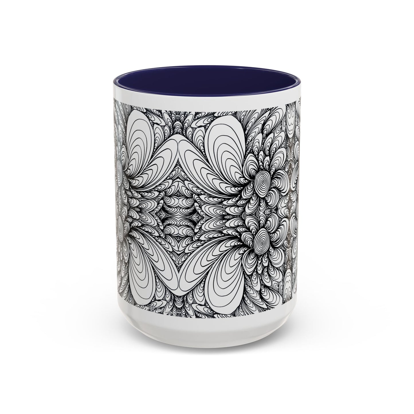 11oz/15oz Original Line Art Mug - Blooms